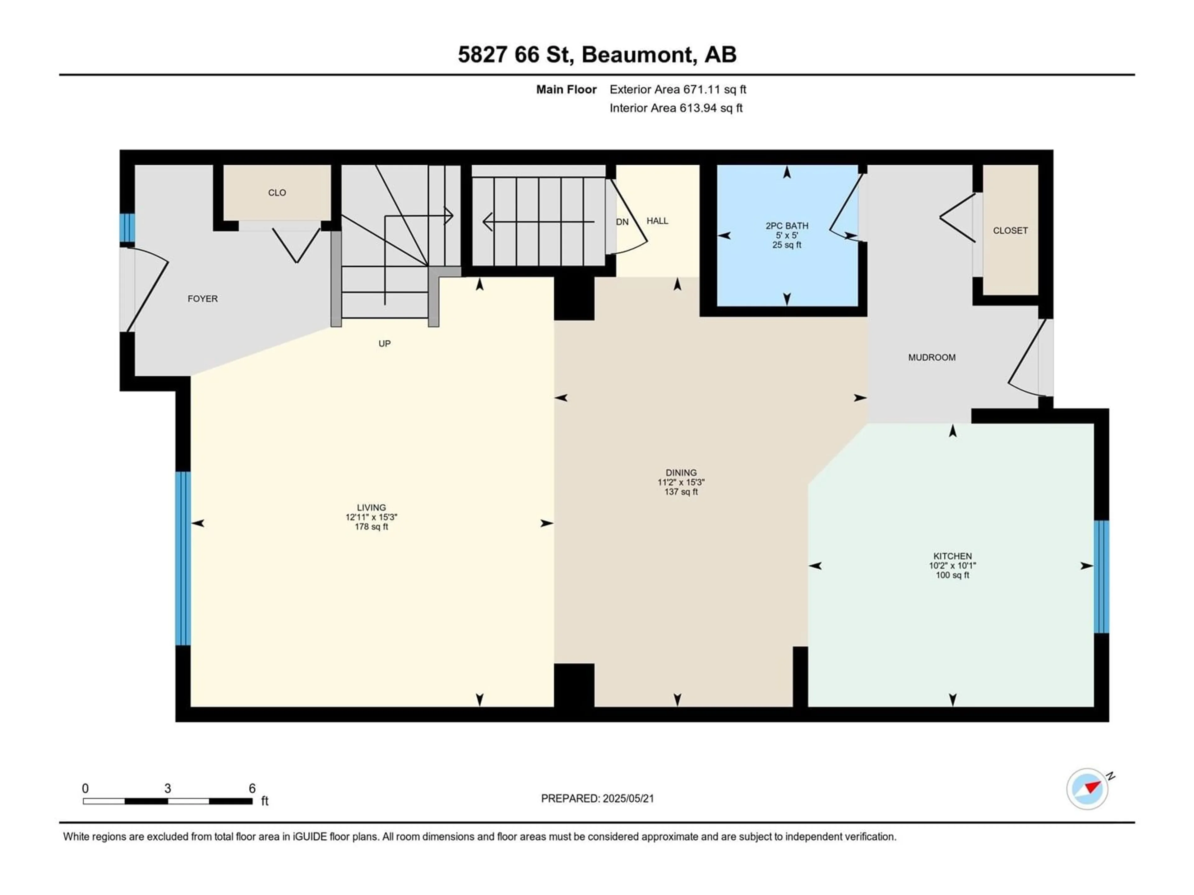 Floor plan for 5827 66 ST, Beaumont Alberta T4X2A5