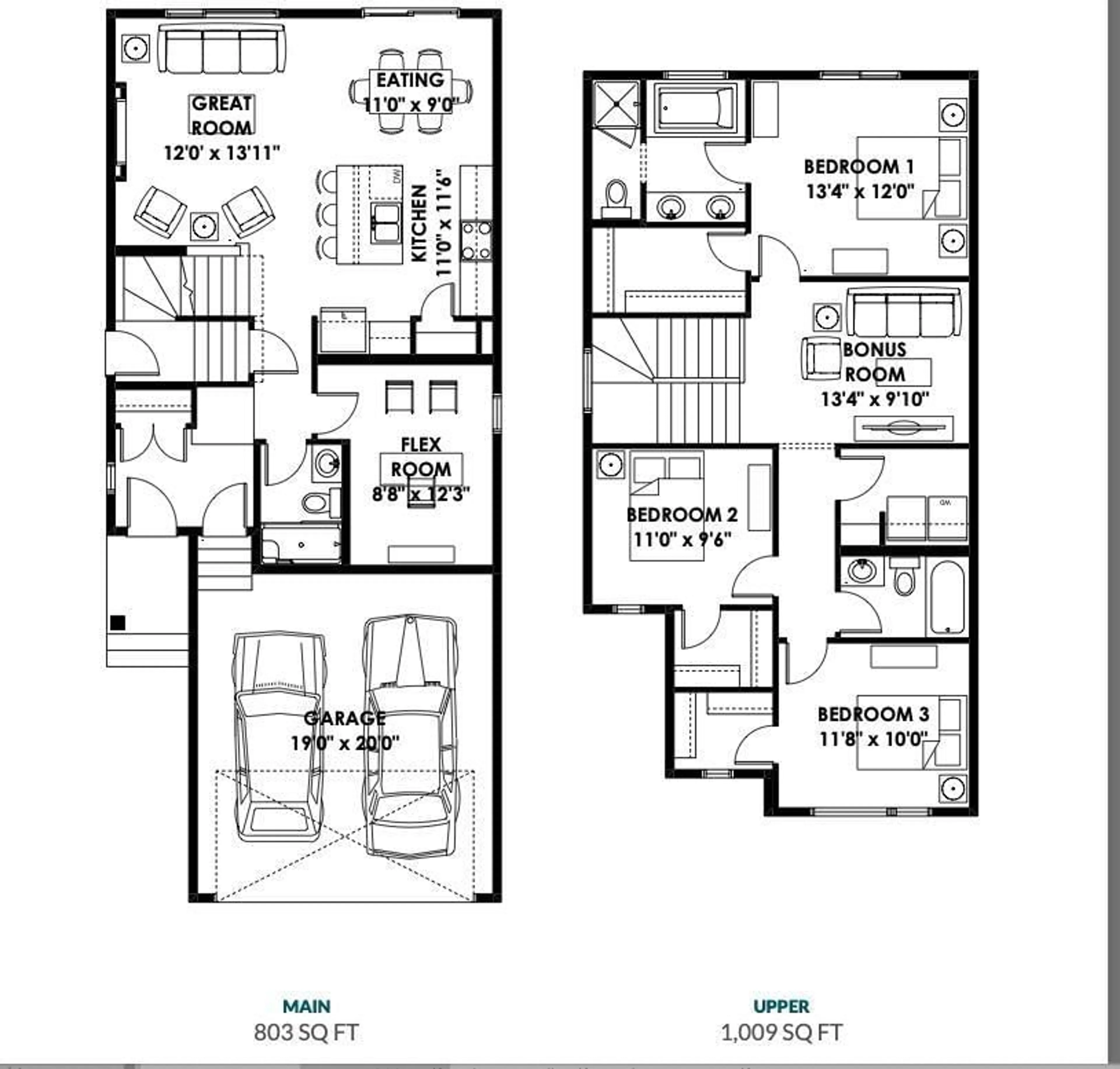 Floor plan for NW - 2217 193A ST, Edmonton Alberta T6M3B7