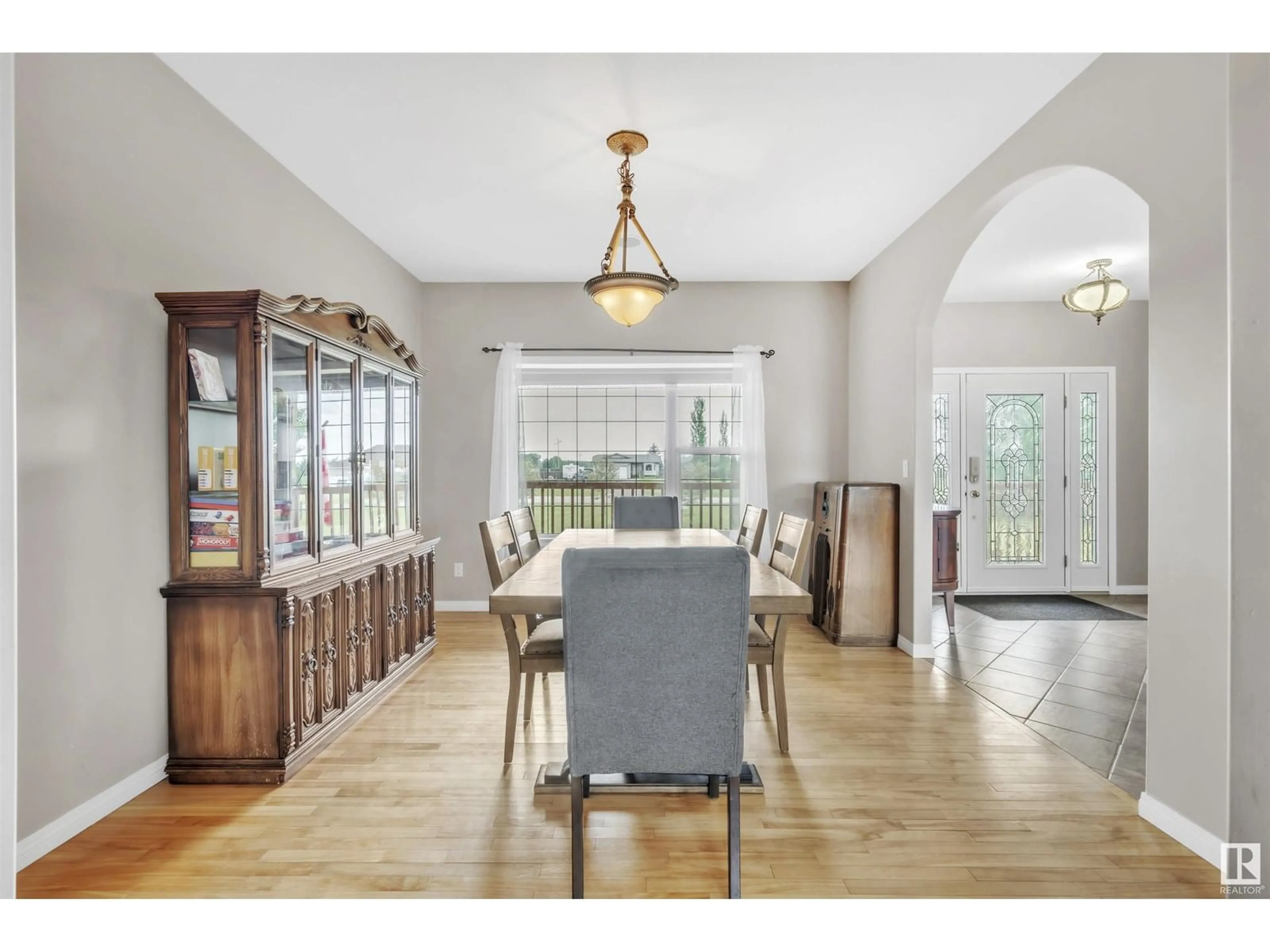 Dining room, wood/laminate floor for 42310 TWP 632, Rural Bonnyville M.D. Alberta T9M1P2