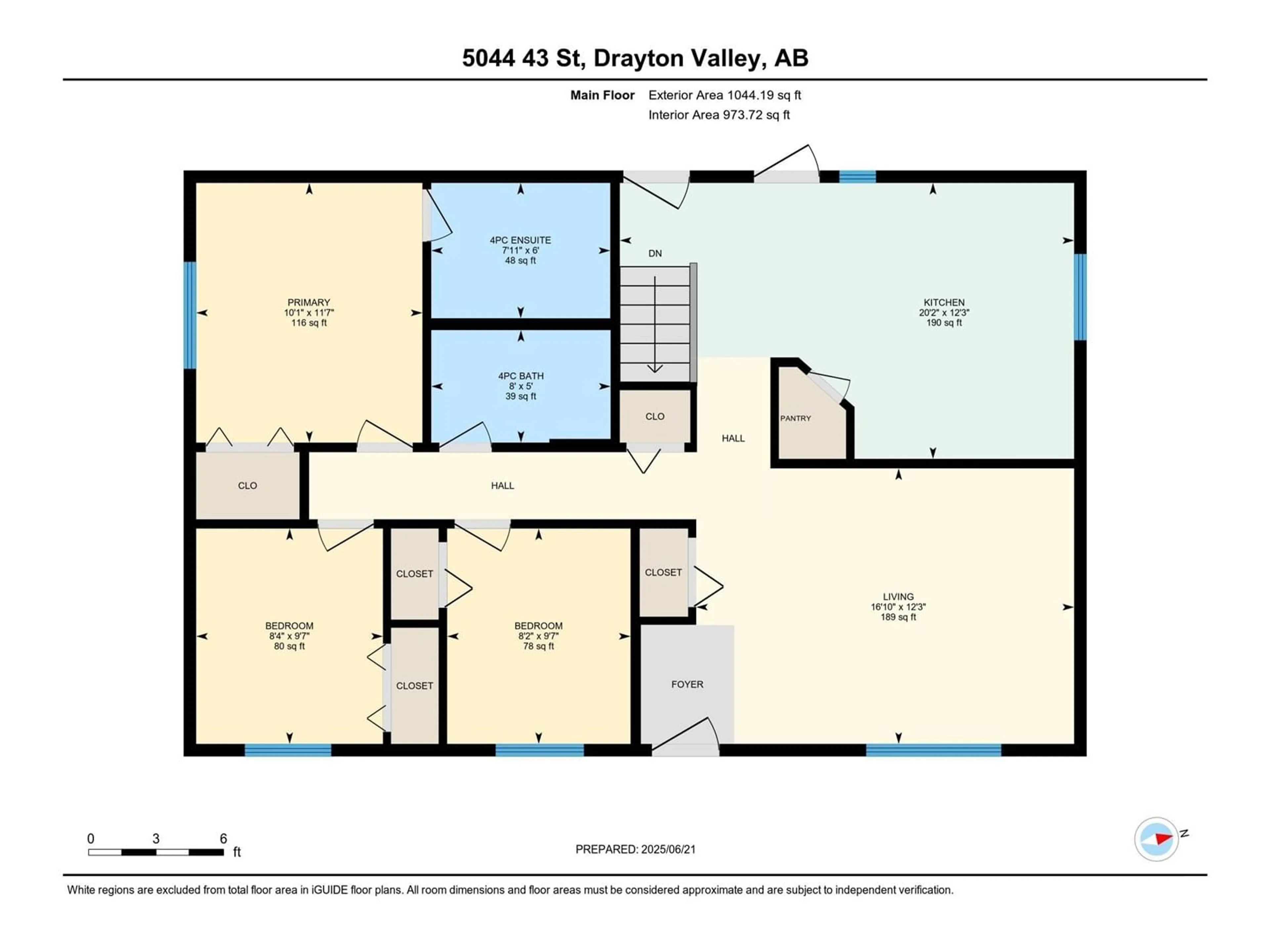 Floor plan for 5044 43 STREET, Drayton Valley Alberta T7A1B8