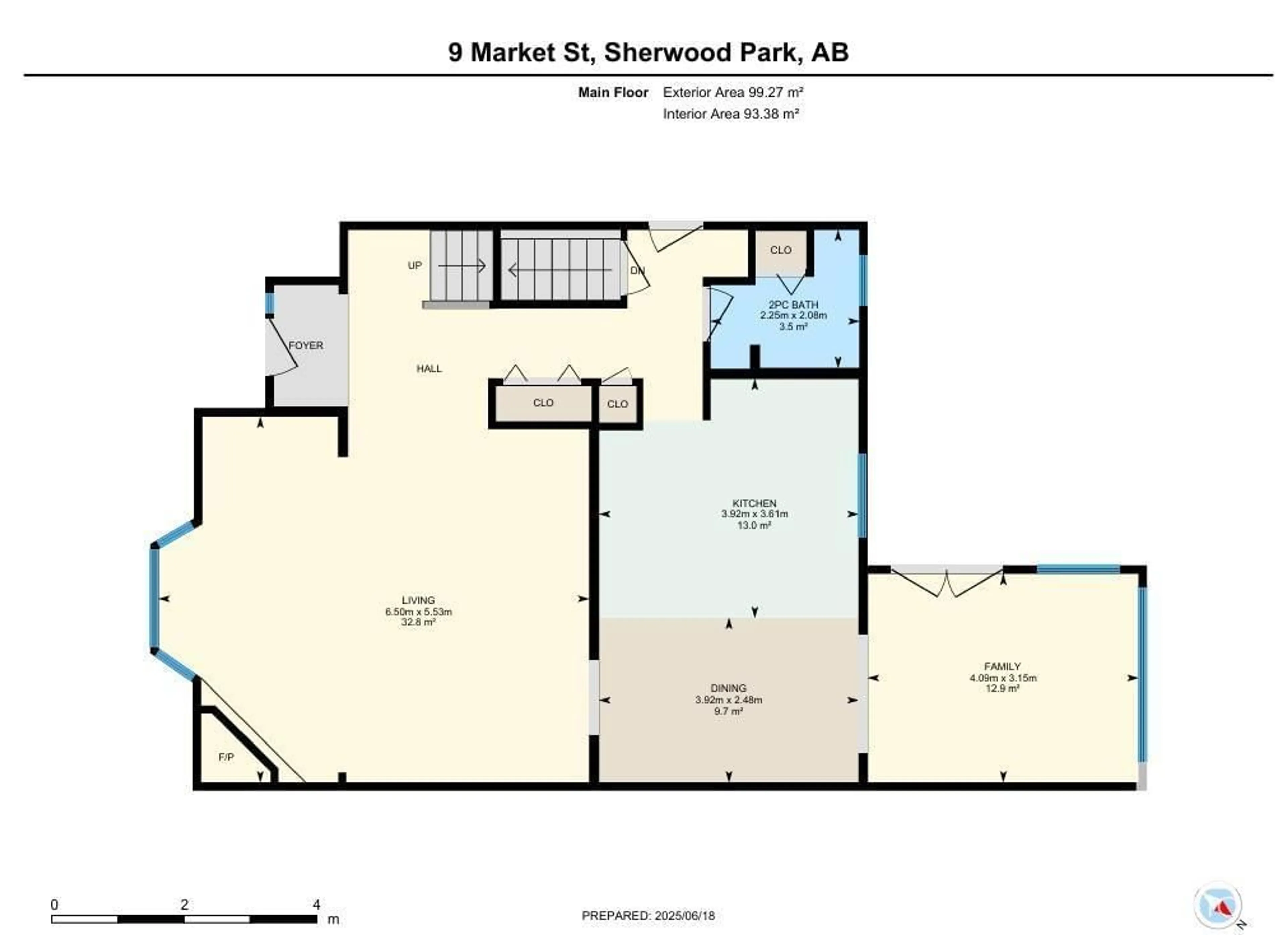 Floor plan for 9 MARKET ST, Sherwood Park Alberta T8A0T5