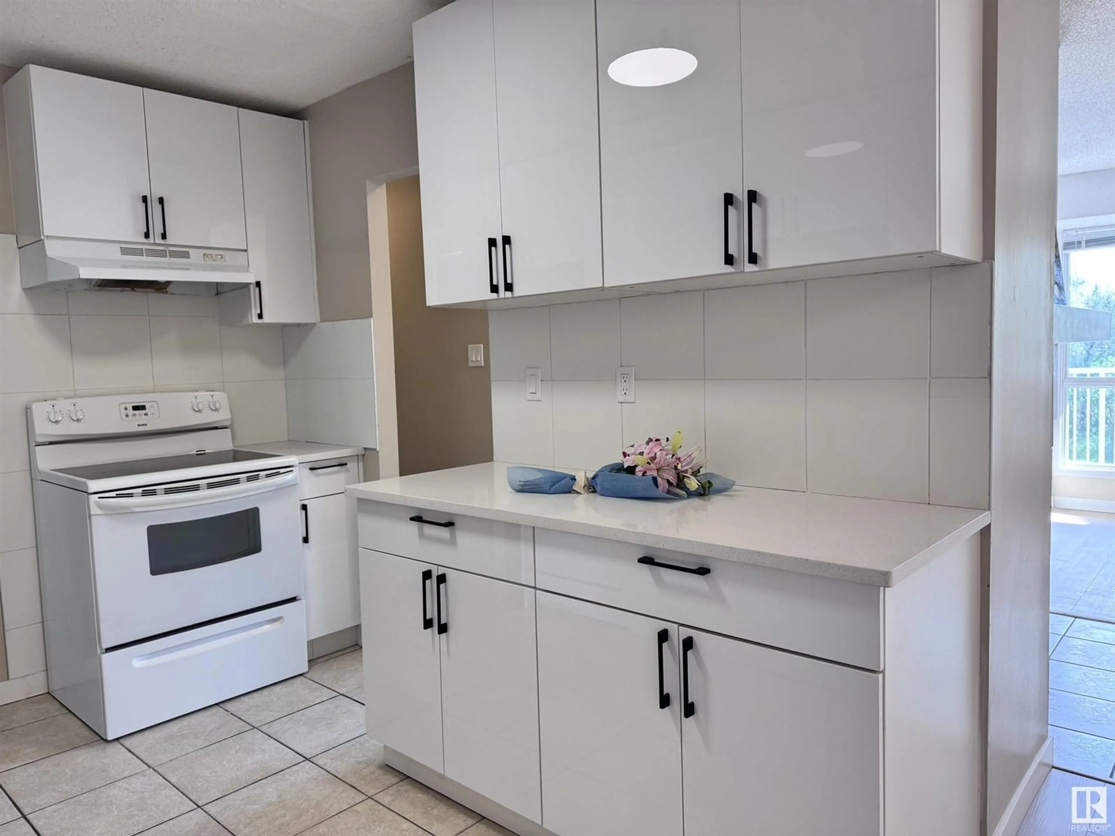 Standard kitchen, ceramic/tile floor for #6 - 2204 118 ST, Edmonton Alberta T6J5K2