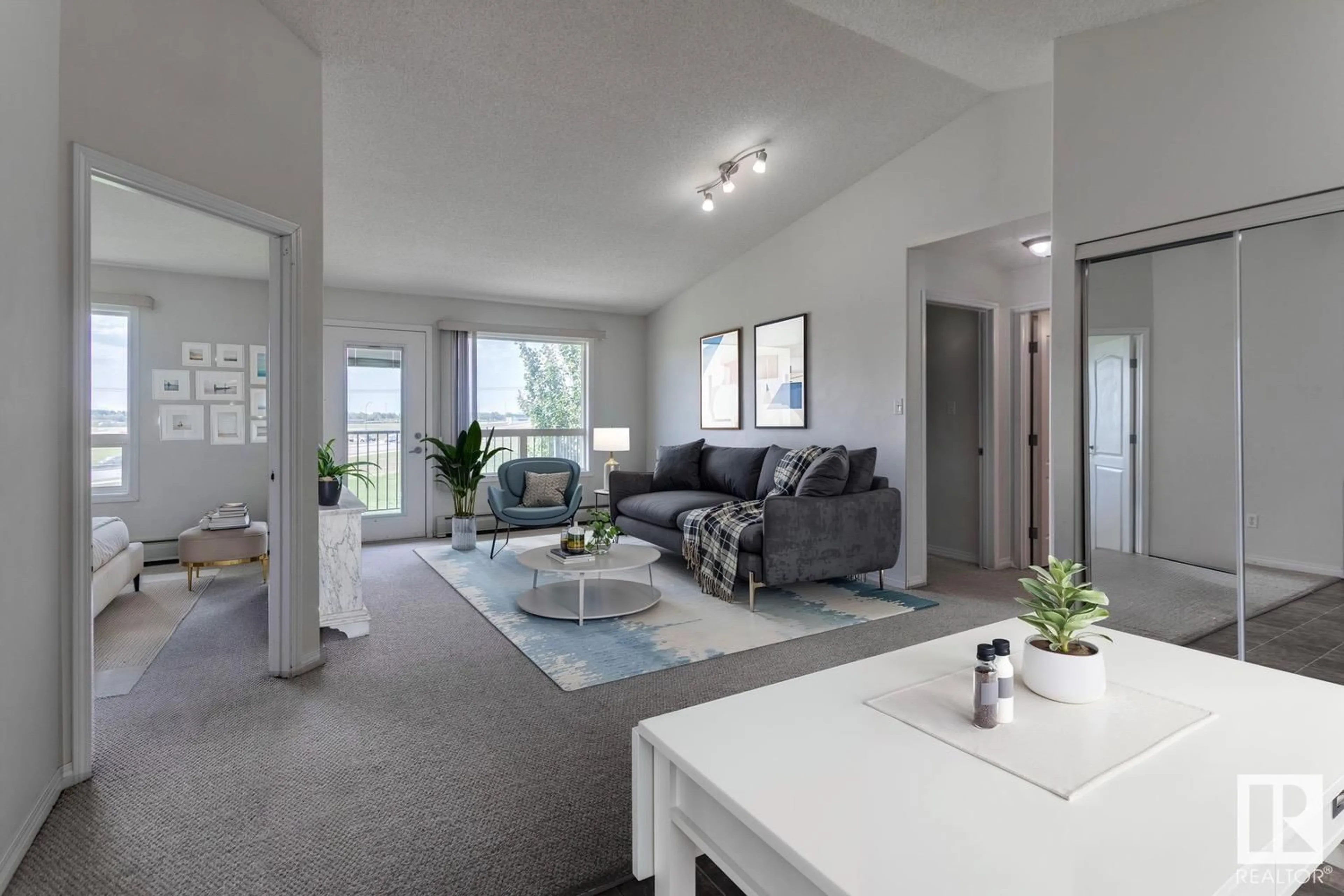 Living room with furniture, unknown for 7331 - 6414 SOUTH TERWILLEGAR DR, Edmonton Alberta T6R0L9