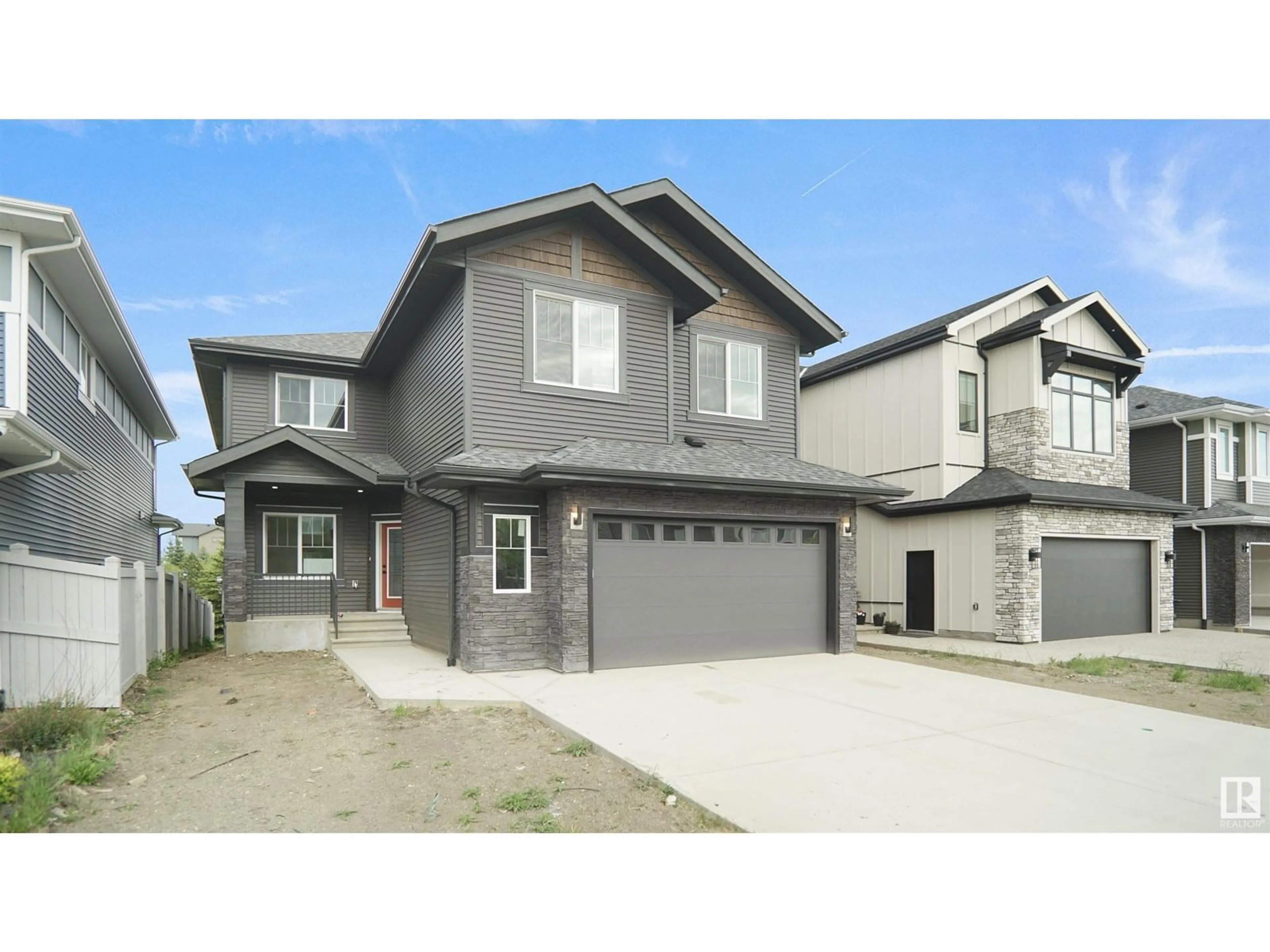 Home with vinyl exterior material, street for 6005 NADEN LANDING LD, Edmonton Alberta T5E6X6