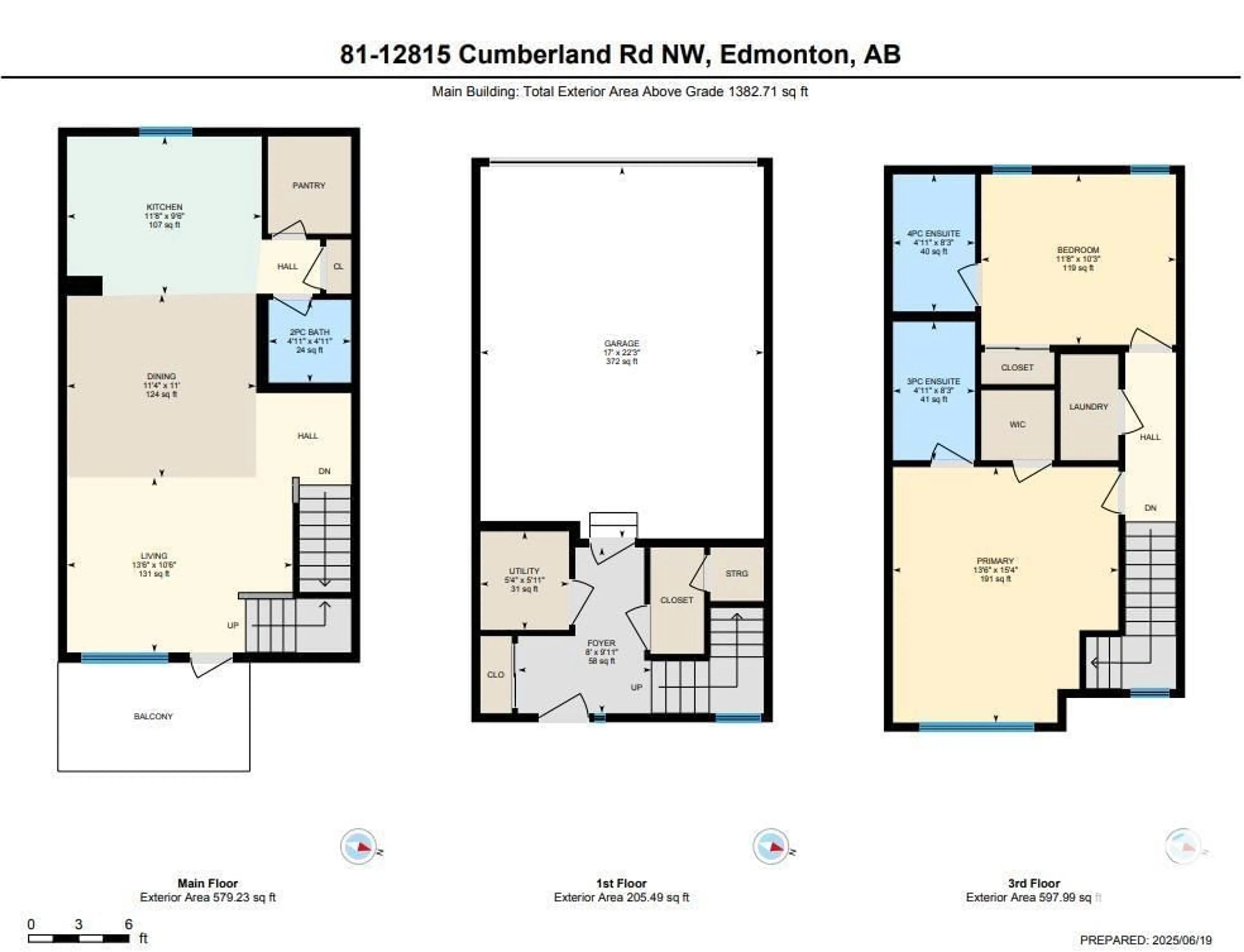 Floor plan for #81 - 12815 CUMBERLAND RD, Edmonton Alberta T6V0M2