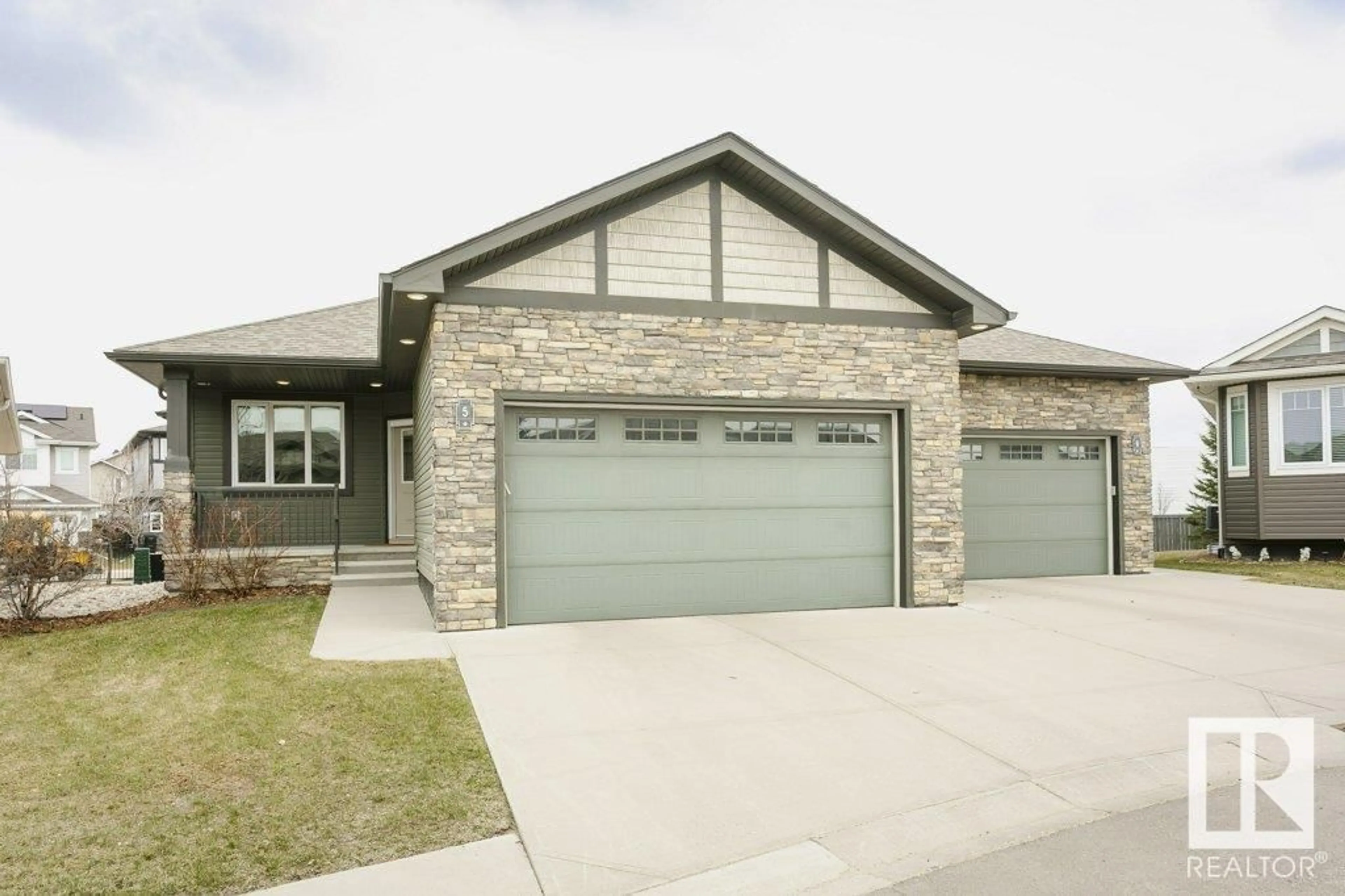 Home with brick exterior material, street for 5 - 7115 ARMOUR LINK LI, Edmonton Alberta T6W2V2