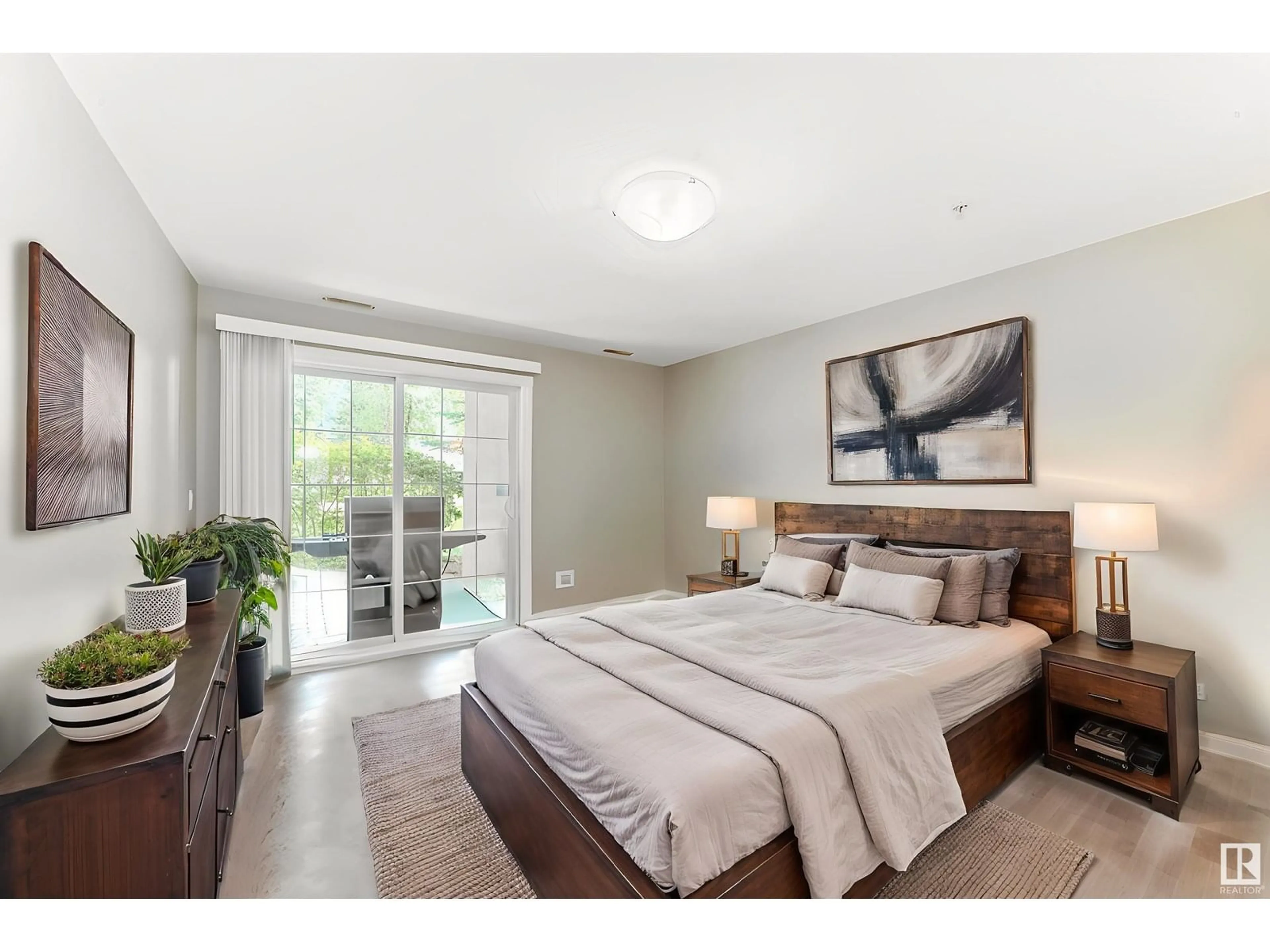 Bedroom with bed, unknown for #107 - 12110 106 AV, Edmonton Alberta T5N4R9