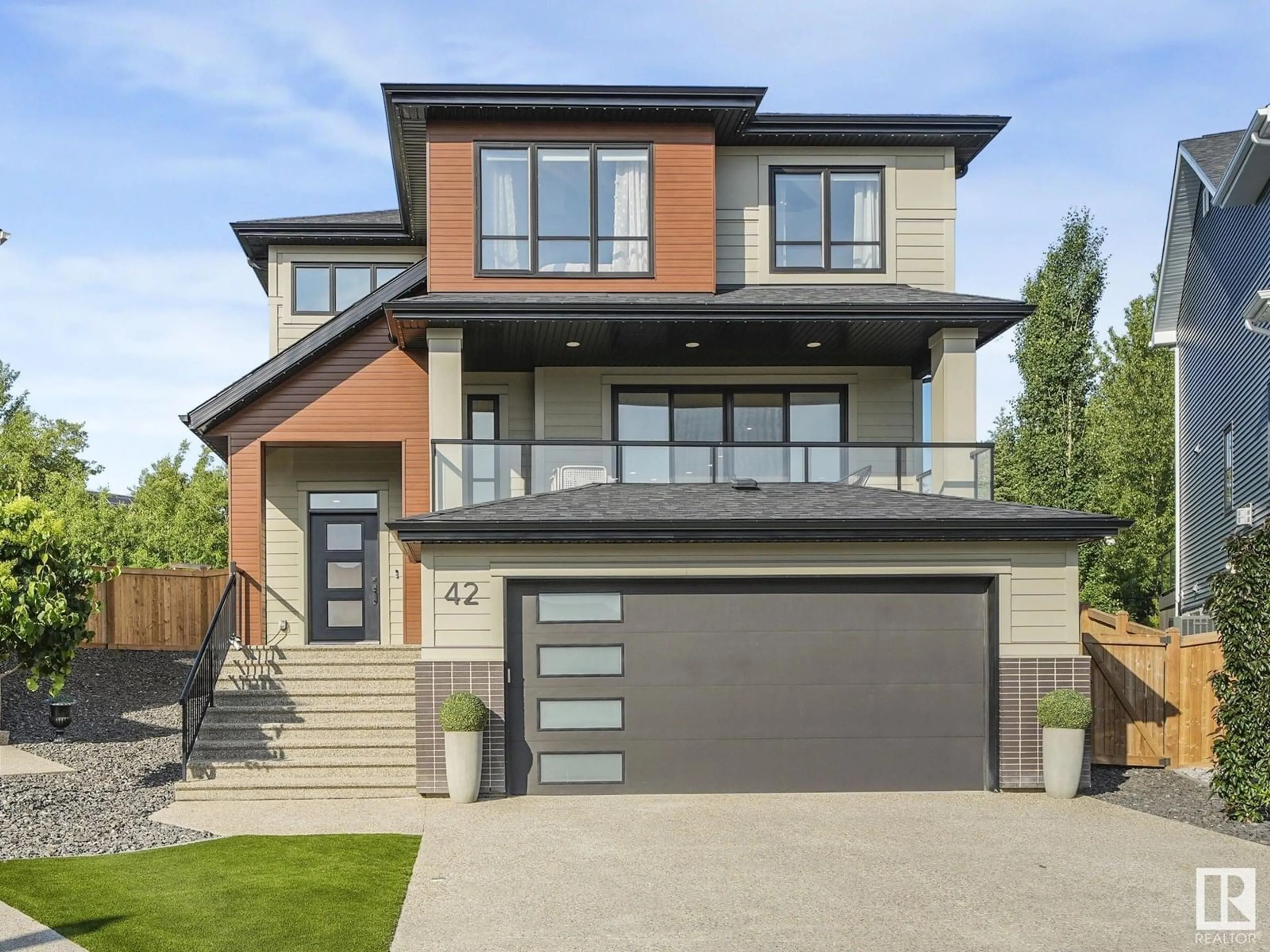 Home with brick exterior material, street for 42 LADEROUTE PL, St. Albert Alberta T8N7R2