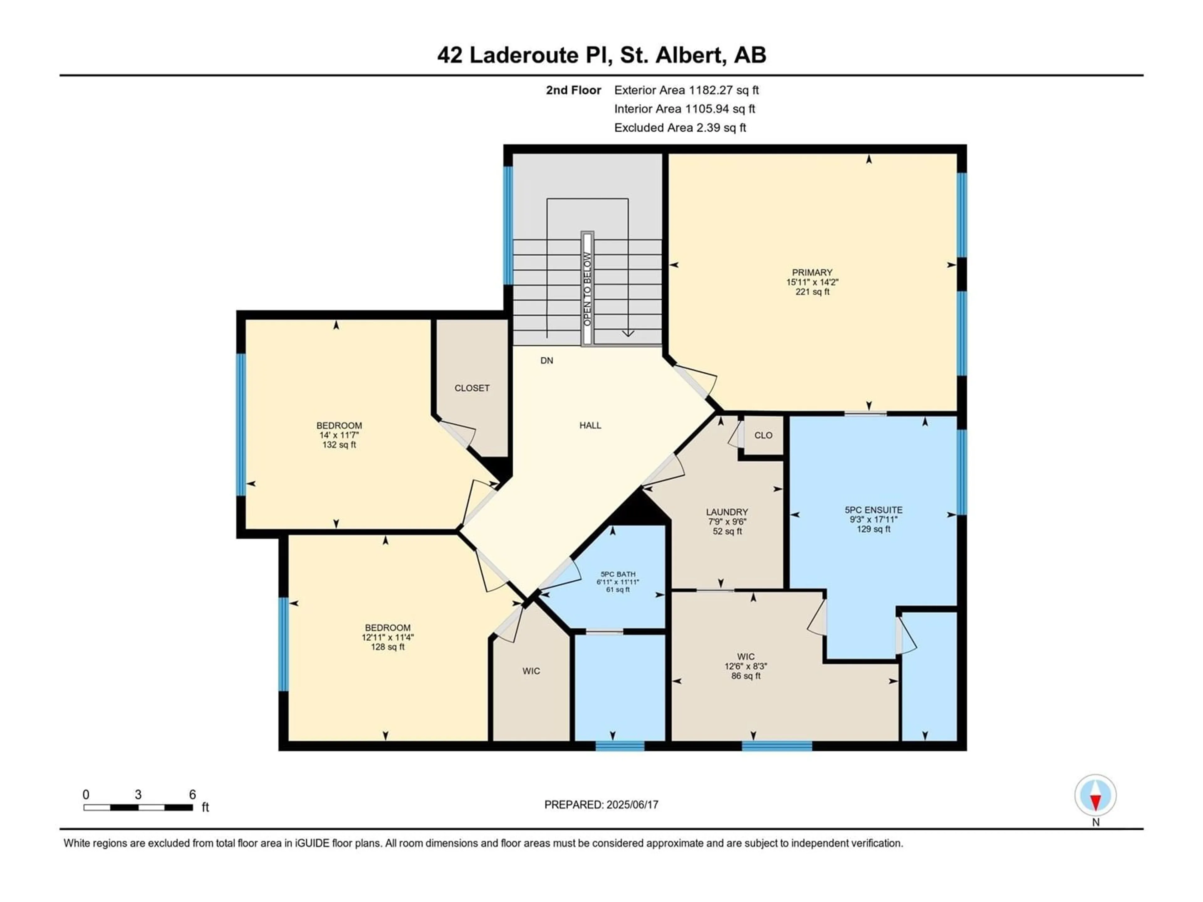 Floor plan for 42 LADEROUTE PL, St. Albert Alberta T8N7R2