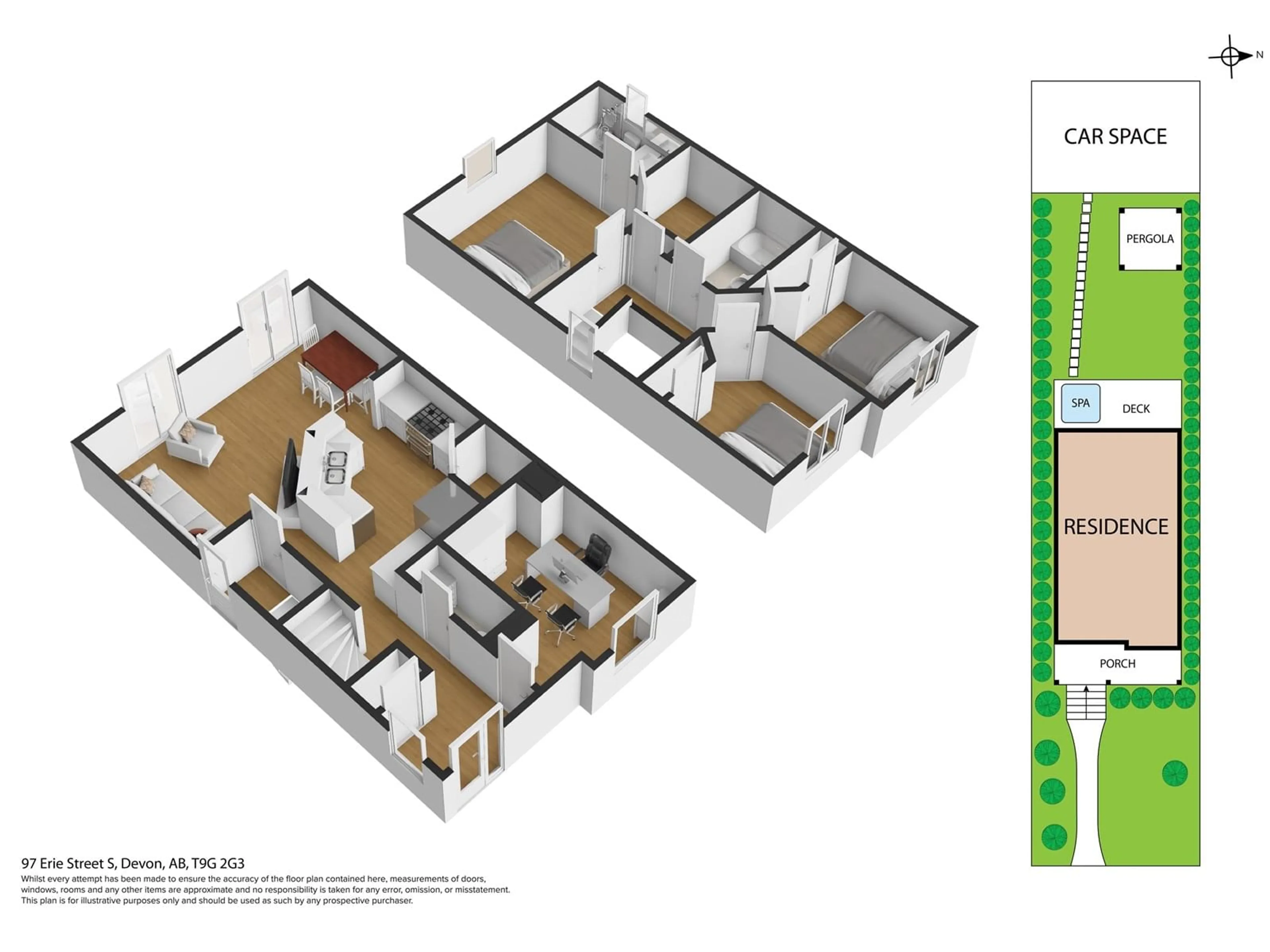 Floor plan for 97 ERIE ST, Devon Alberta T9G2G3