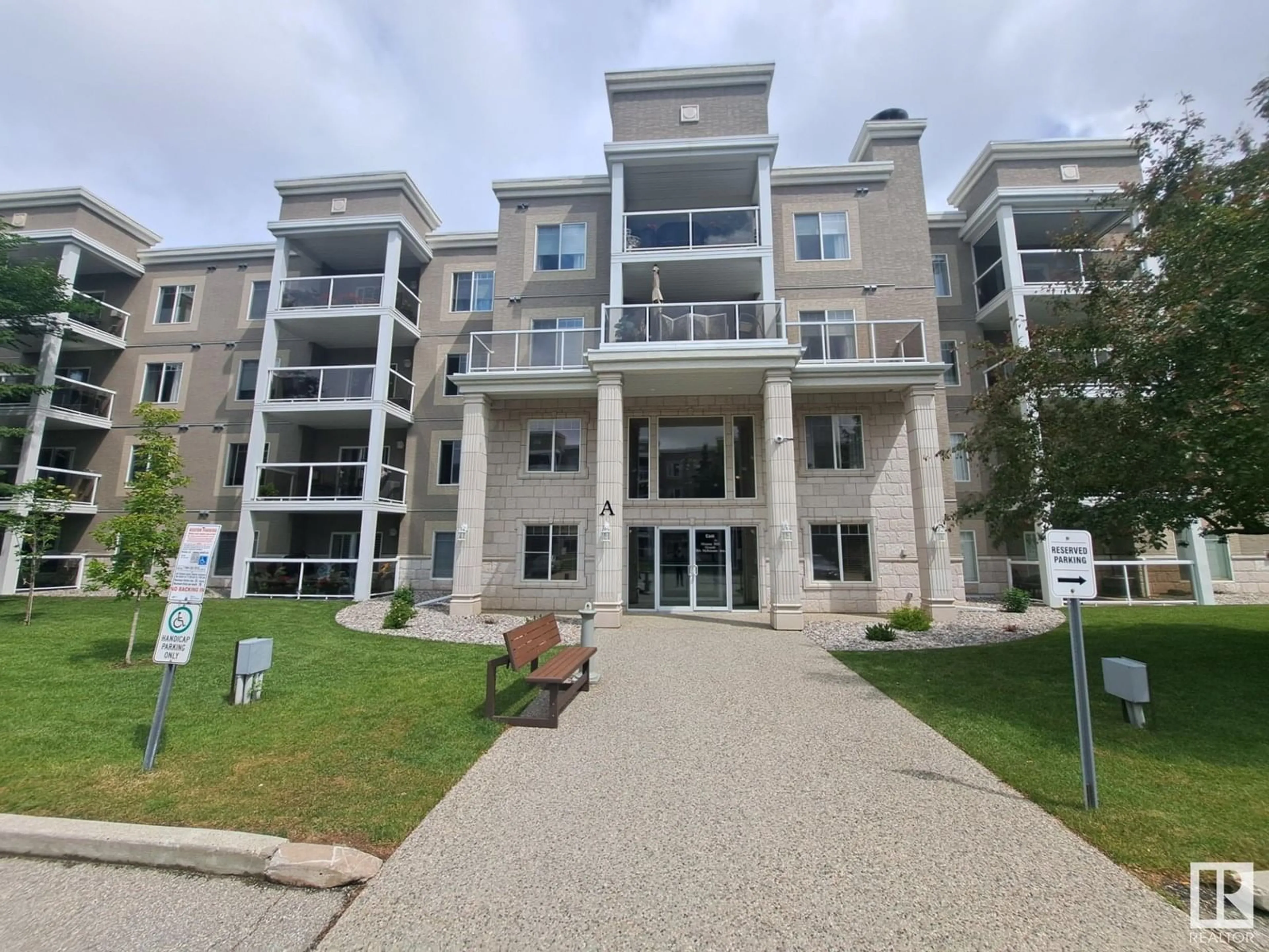 A pic from outside/outdoor area/front of a property/back of a property/a pic from drone, unknown for 78A - 205 MCKENNY AV, St. Albert Alberta T8N7E6