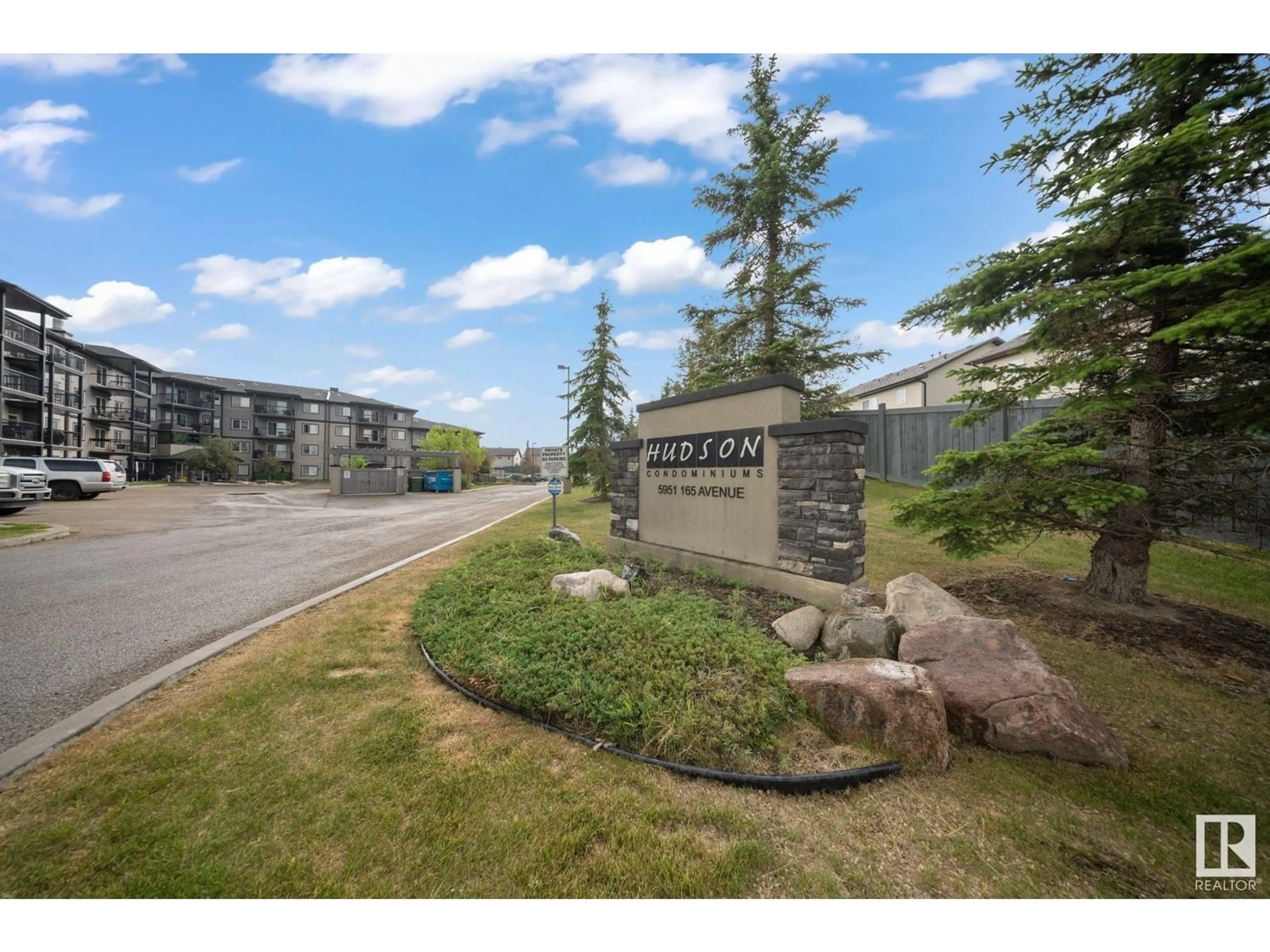 Patio, water/lake/river/ocean view for #423 - 5951 165 AV, Edmonton Alberta T5Y0J6