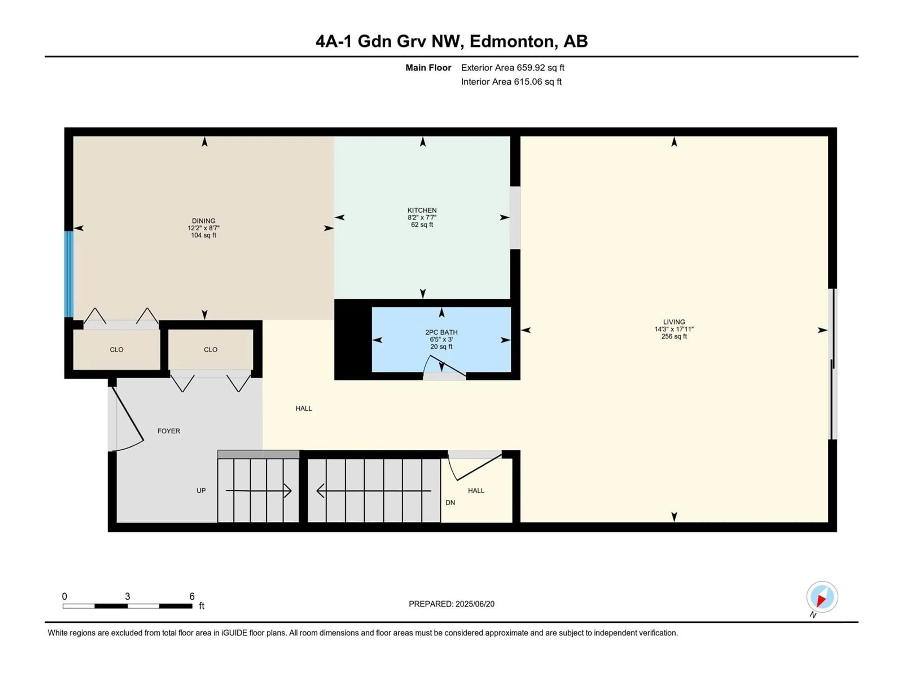 Floor plan for 4A GARDEN GROVE GV, Edmonton Alberta T6J2L3