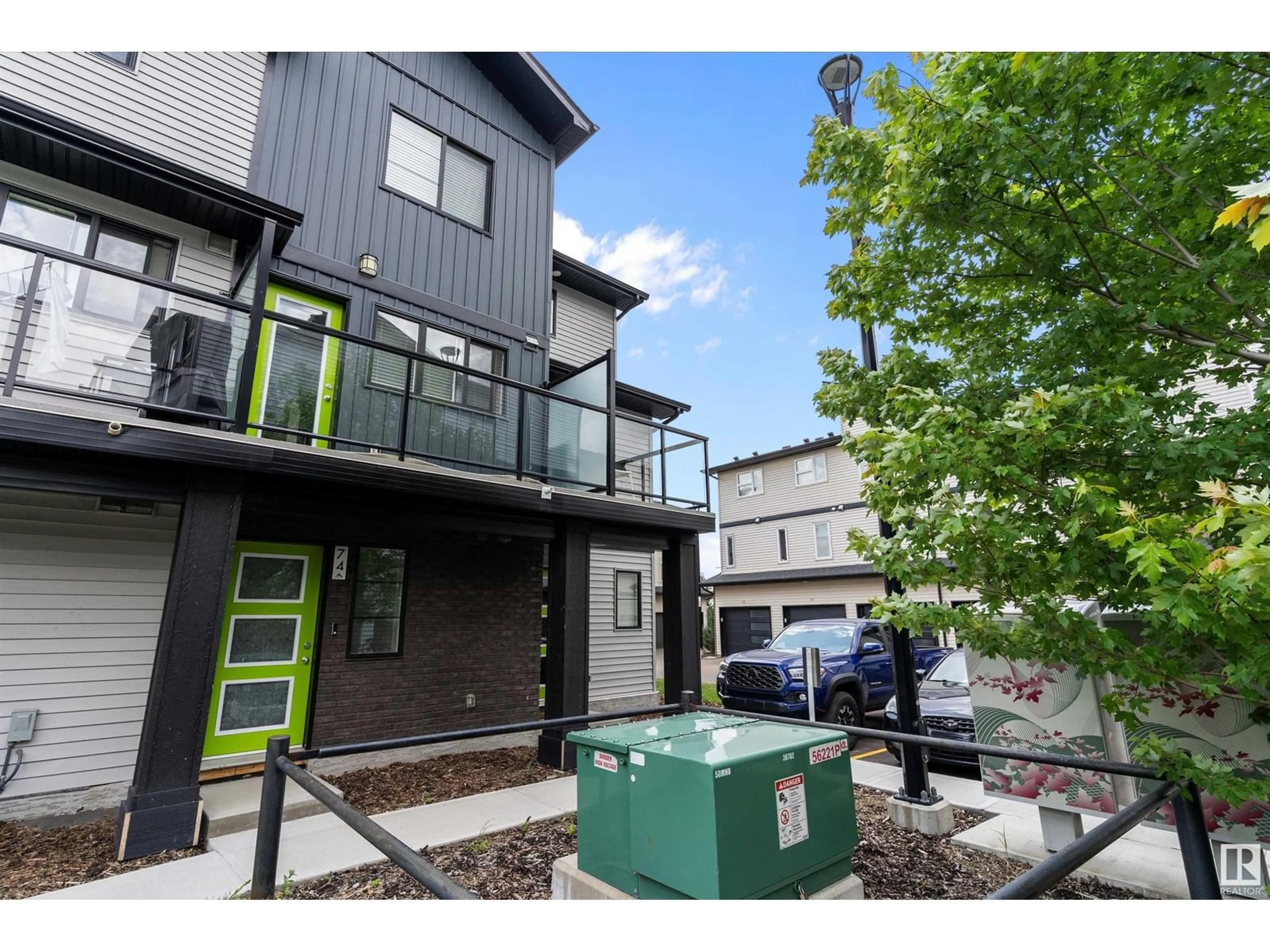 Home with vinyl exterior material, street for 73 1203 163 ST SW, Edmonton Alberta T6W3X1
