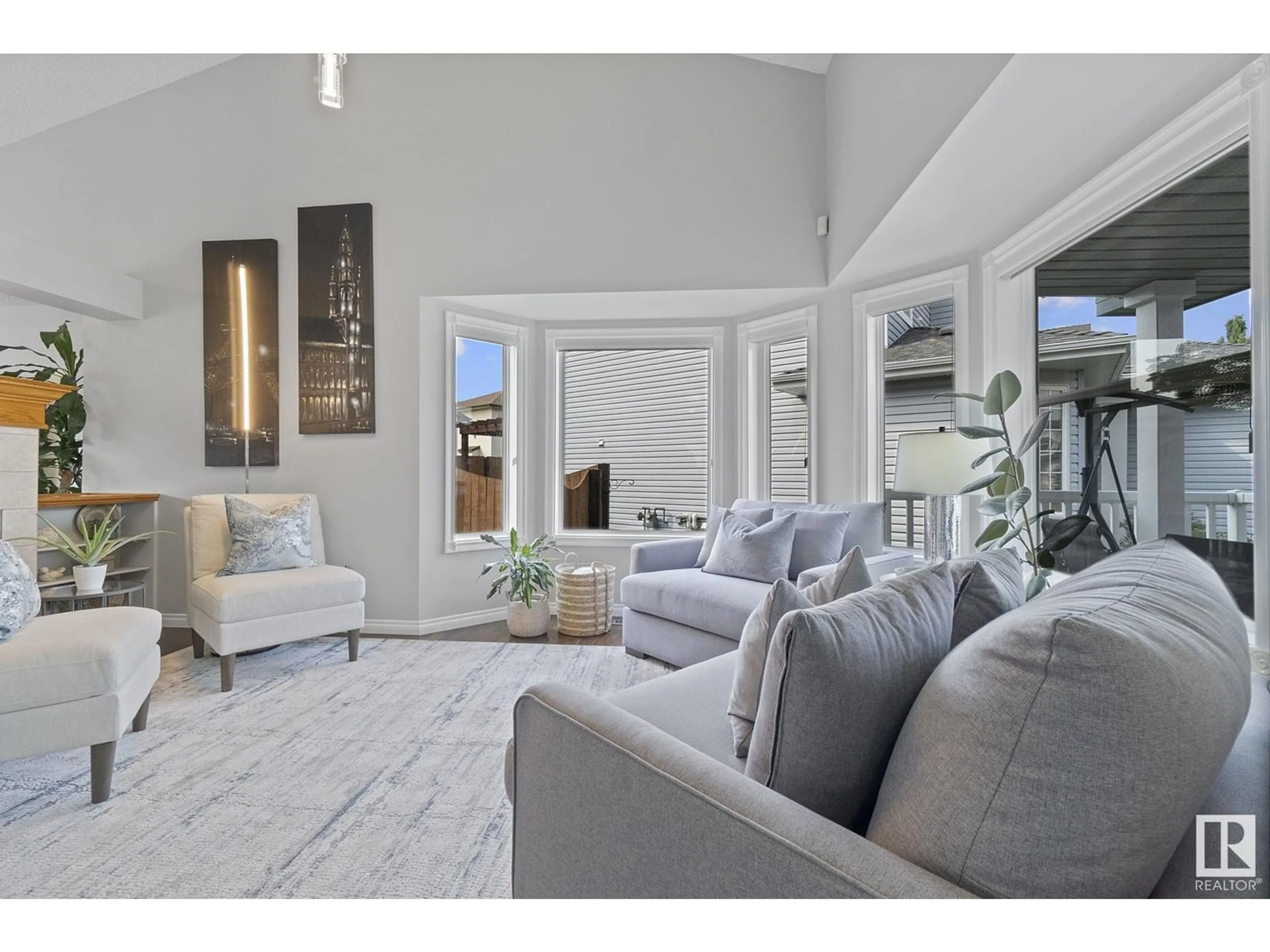 Living room with furniture, unknown for 6 DUHAIME PL, St. Albert Alberta T8N6L3