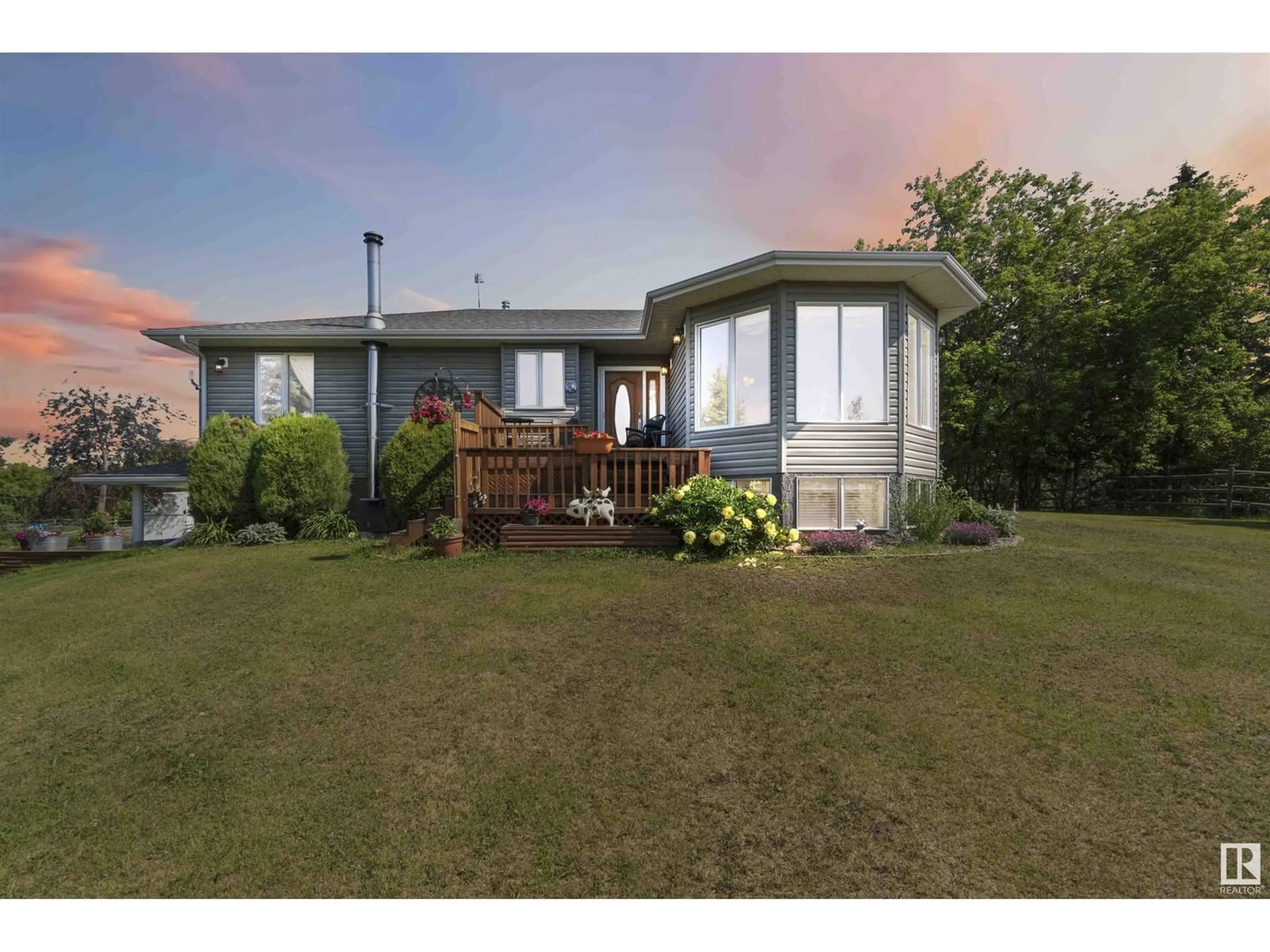A pic from outside/outdoor area/front of a property/back of a property/a pic from drone, unknown for #128 - 1103 TWP ROAD 540, Rural Parkland County Alberta T7Z1X3