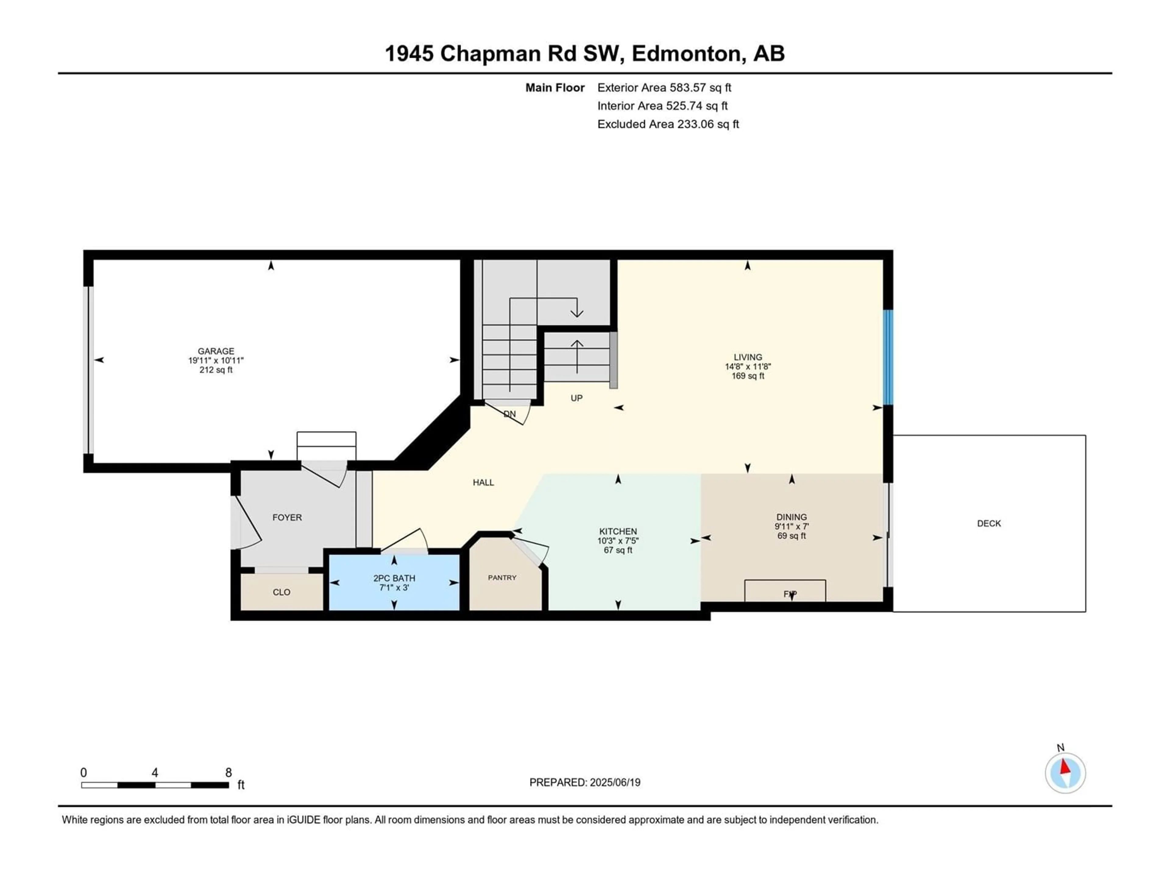 Floor plan for 1945 CHAPMAN RD, Edmonton Alberta T6W0Y6