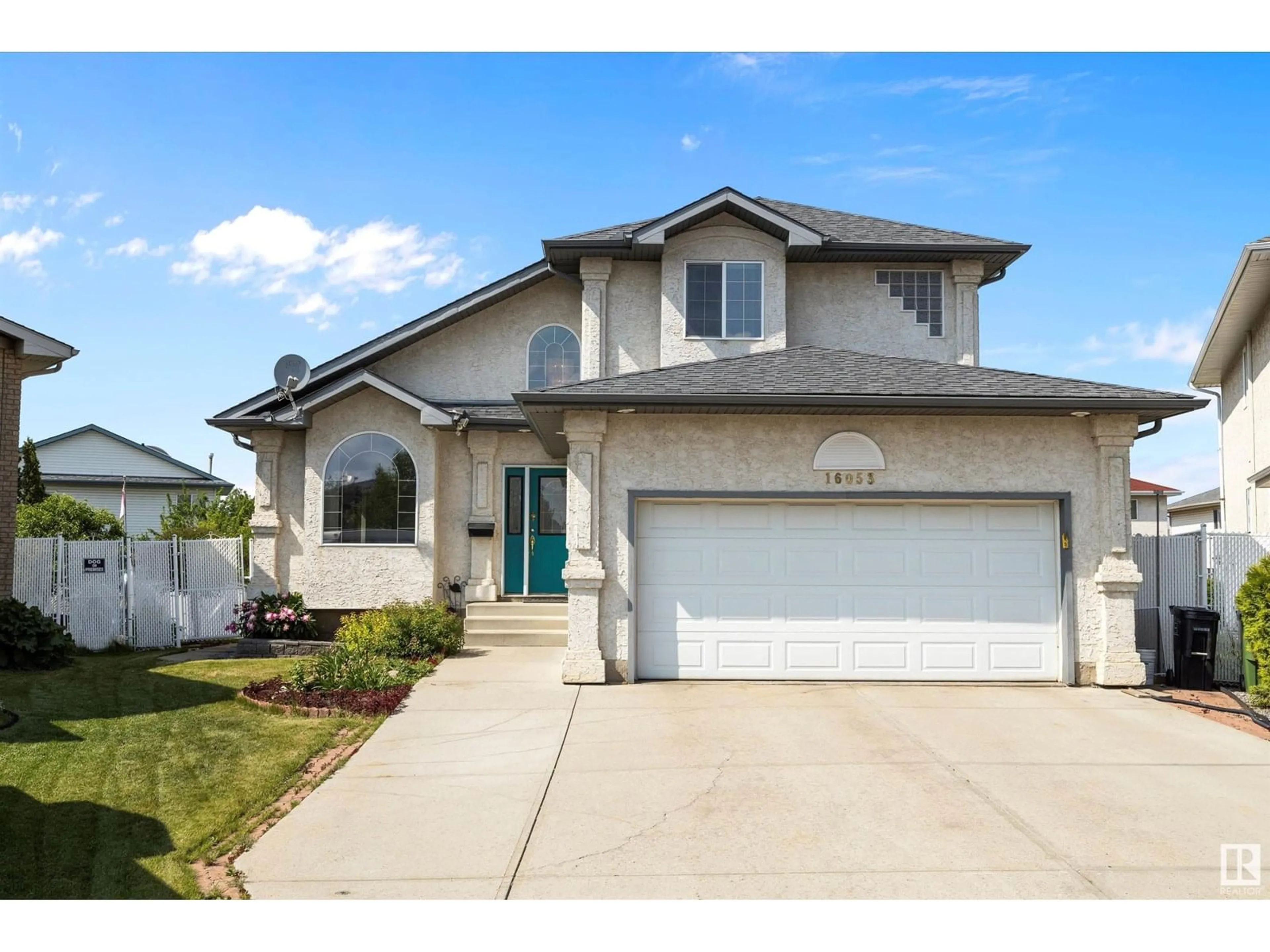 Home with vinyl exterior material, street for 16053 84 ST, Edmonton Alberta T5Z3G5