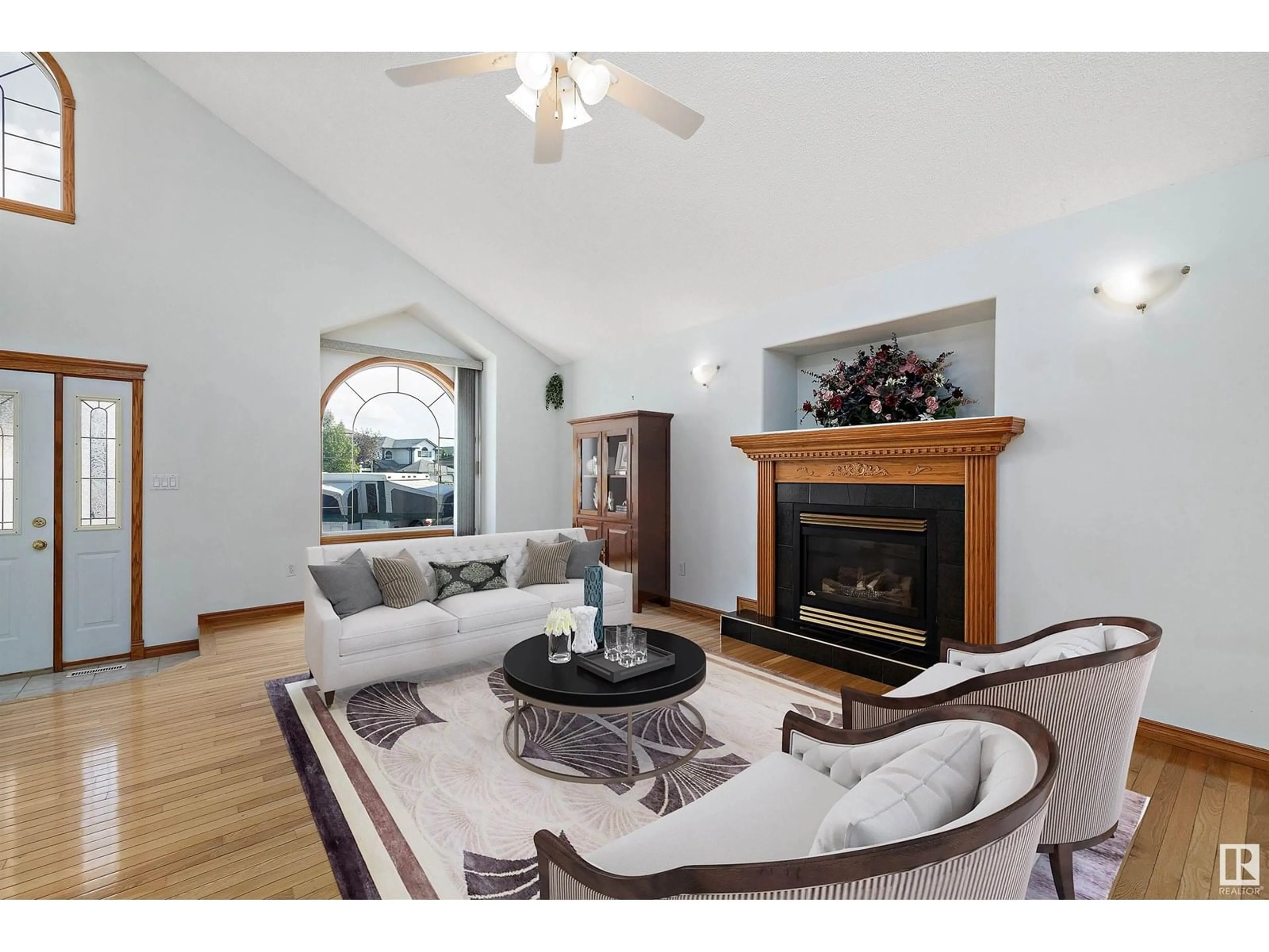 Living room with furniture, unknown for 16053 84 ST, Edmonton Alberta T5Z3G5