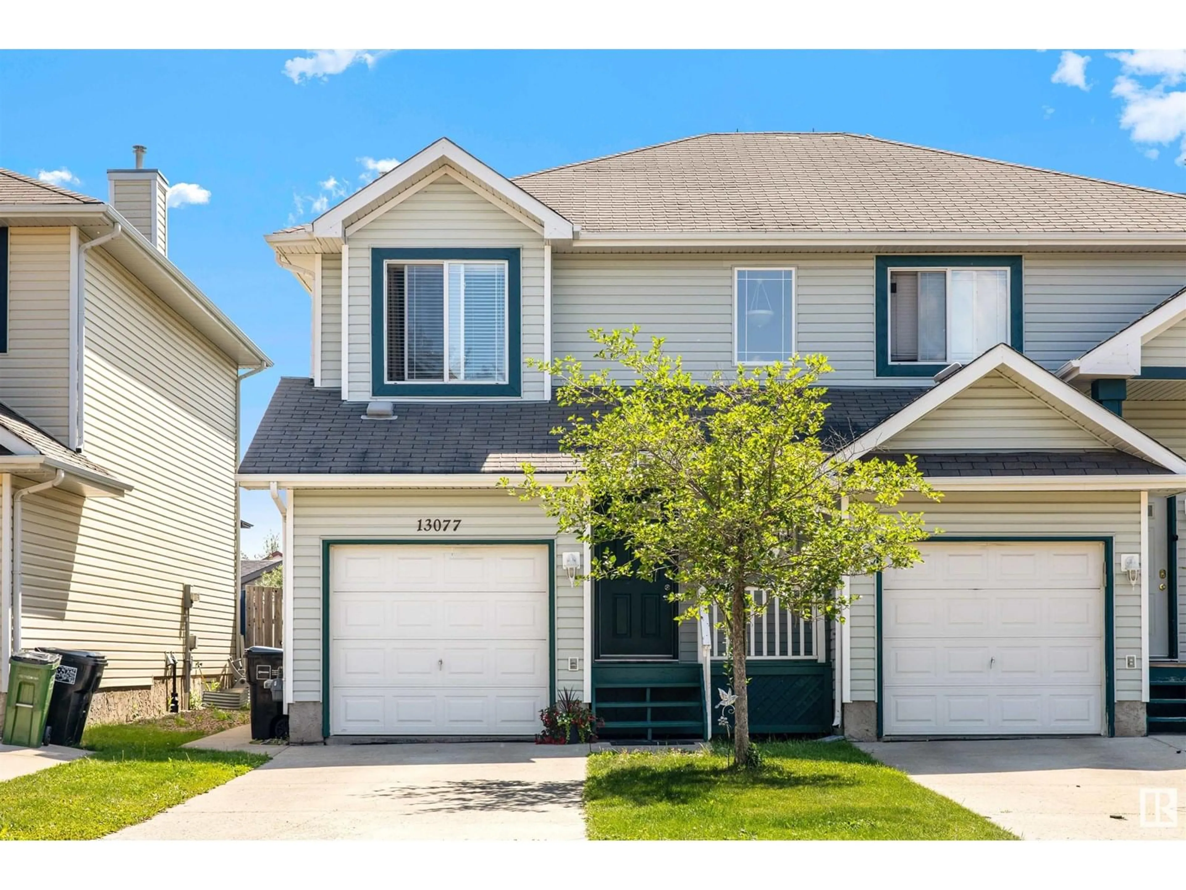 Home with vinyl exterior material, street for 13077 162A AV, Edmonton Alberta T6V1W1