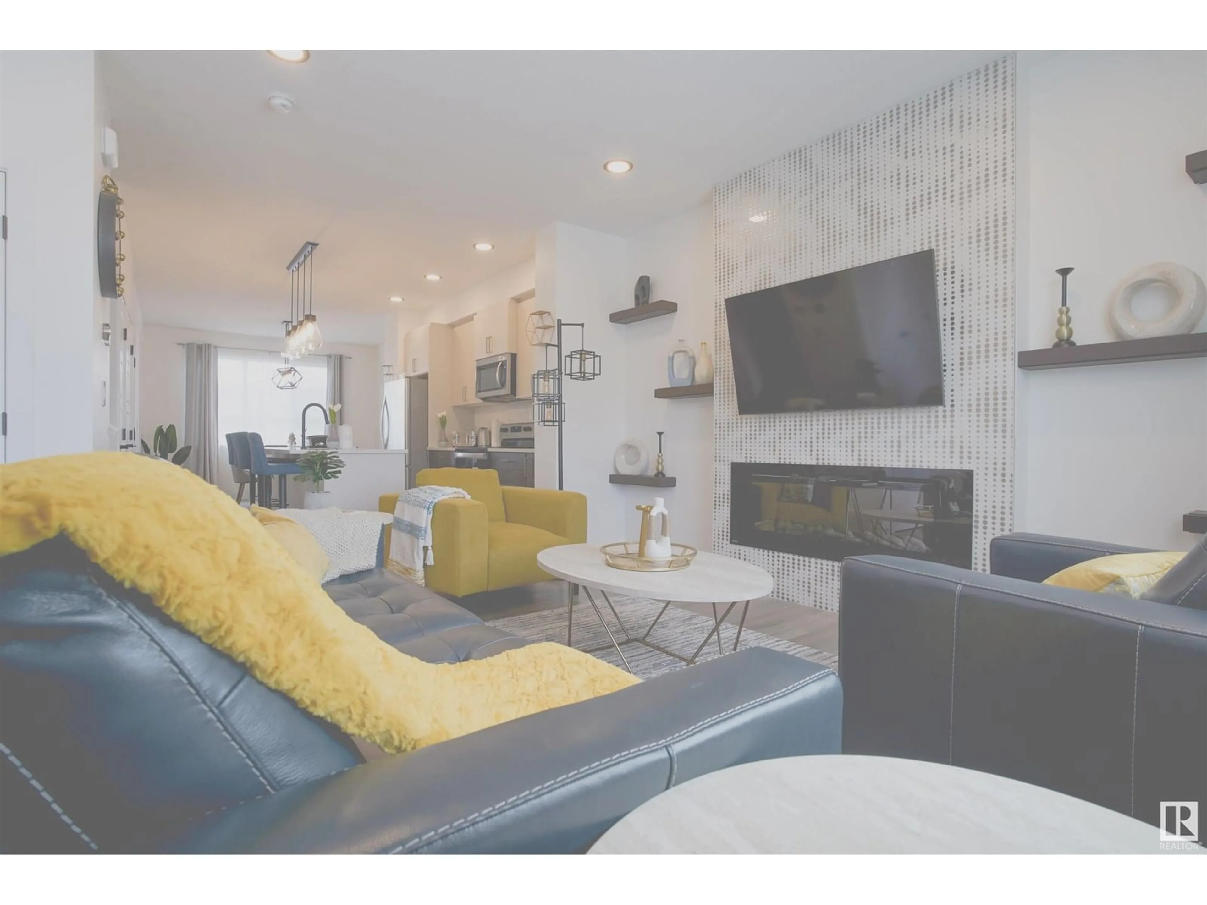 Living room with furniture, unknown for NW - 9113 155 ST, Edmonton Alberta T5R1W6