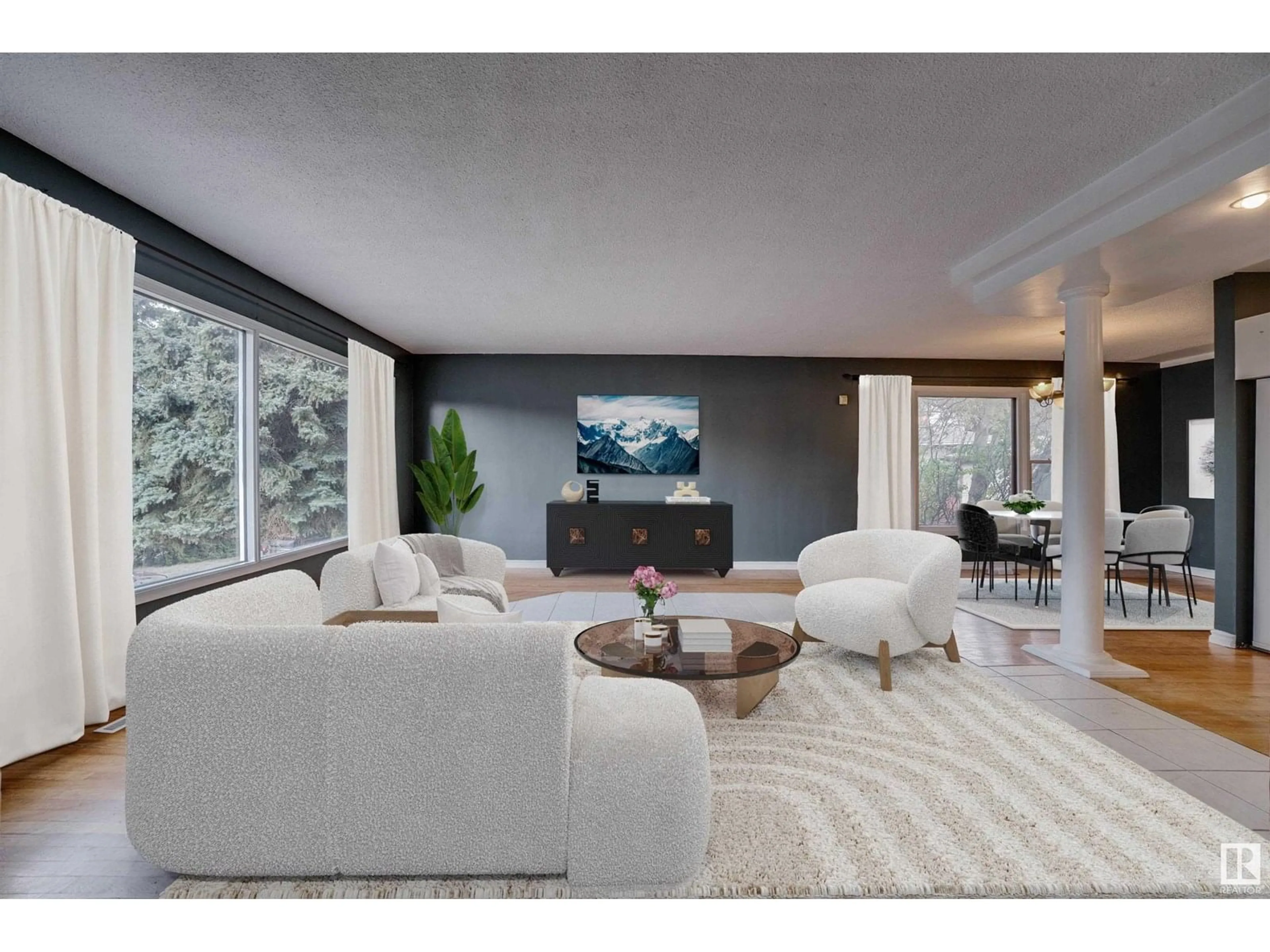 Living room with furniture, unknown for NW - 10315 75 ST, Edmonton Alberta T6A2Z4