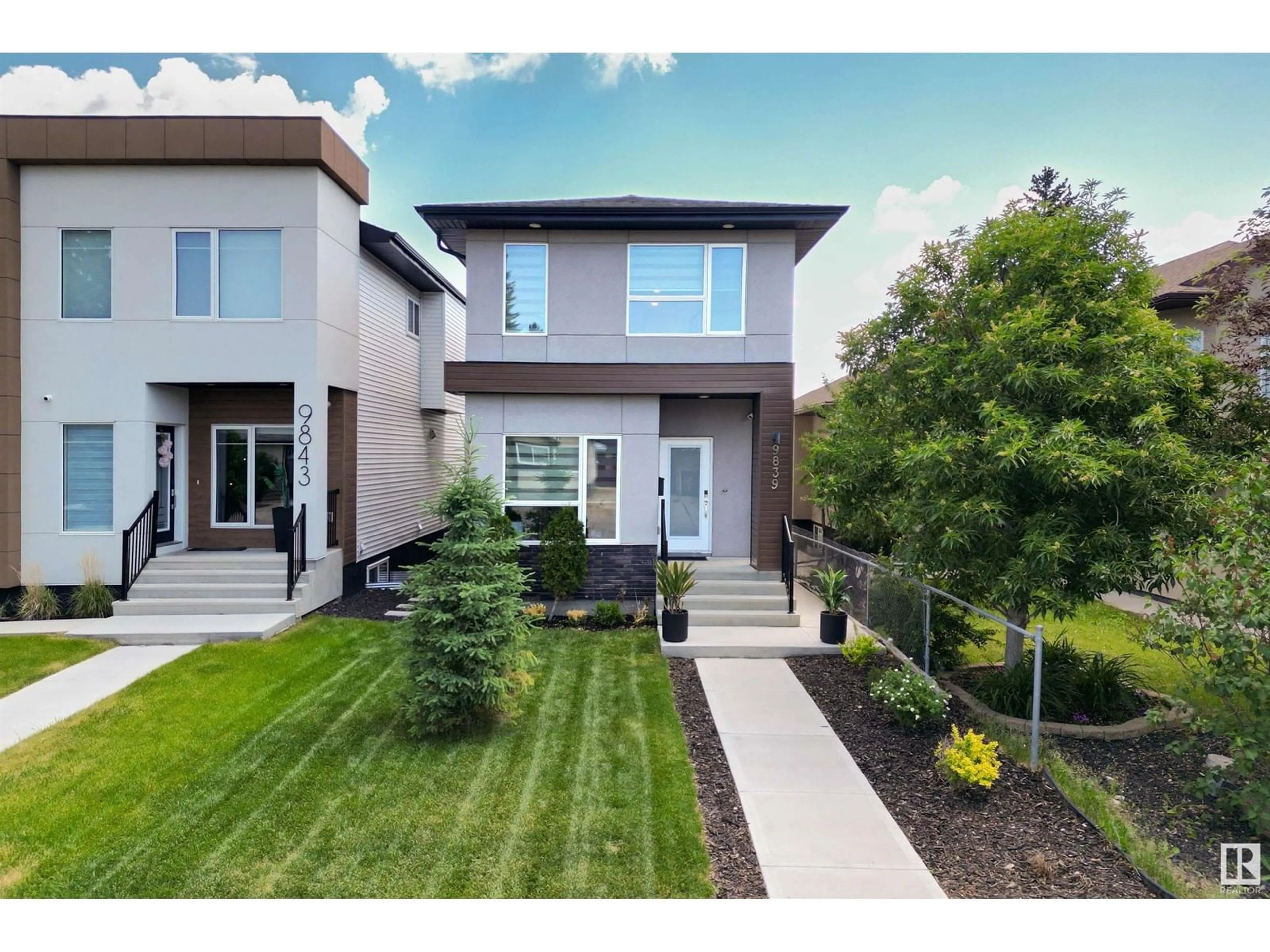 Home with brick exterior material, street for NW - 9839 153 ST, Edmonton Alberta T5P2A6