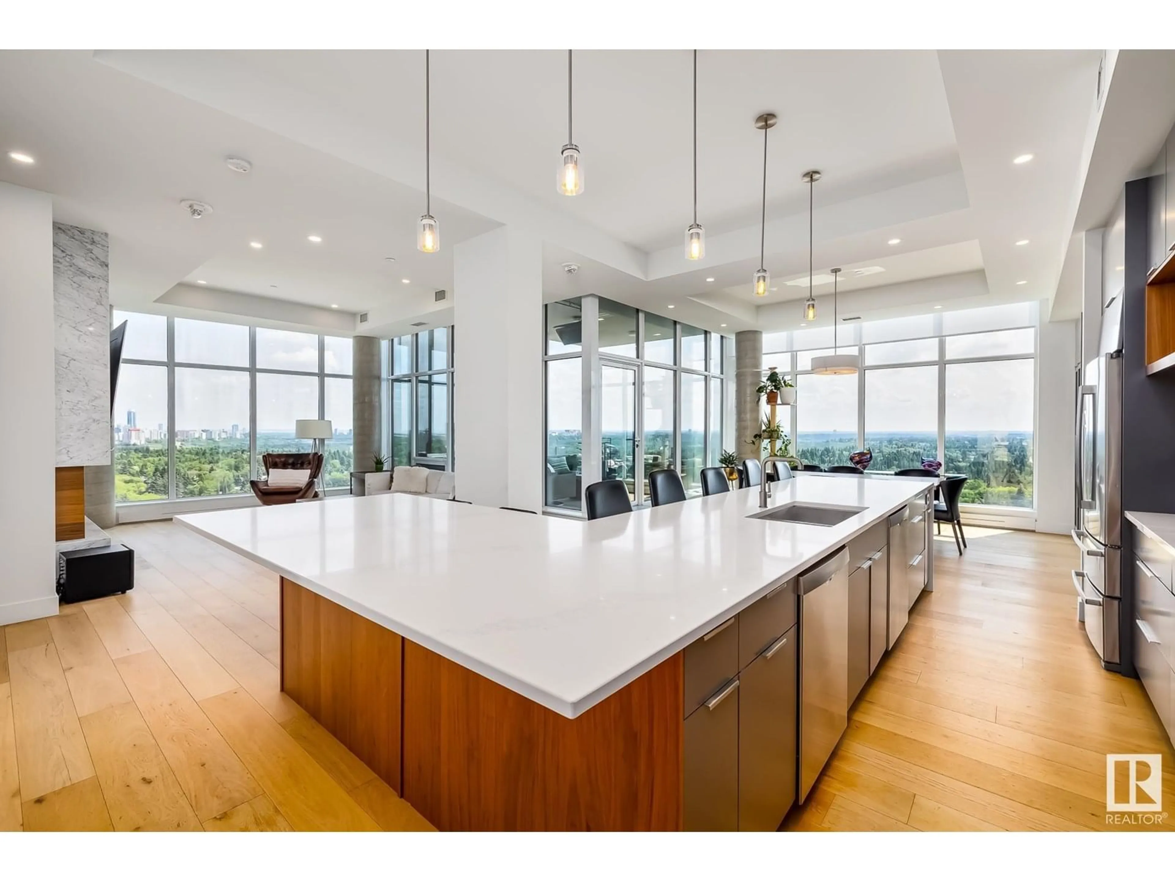 Open concept kitchen, unknown for 14105 - 1403 BLOCK DR, Edmonton Alberta T5N1L5