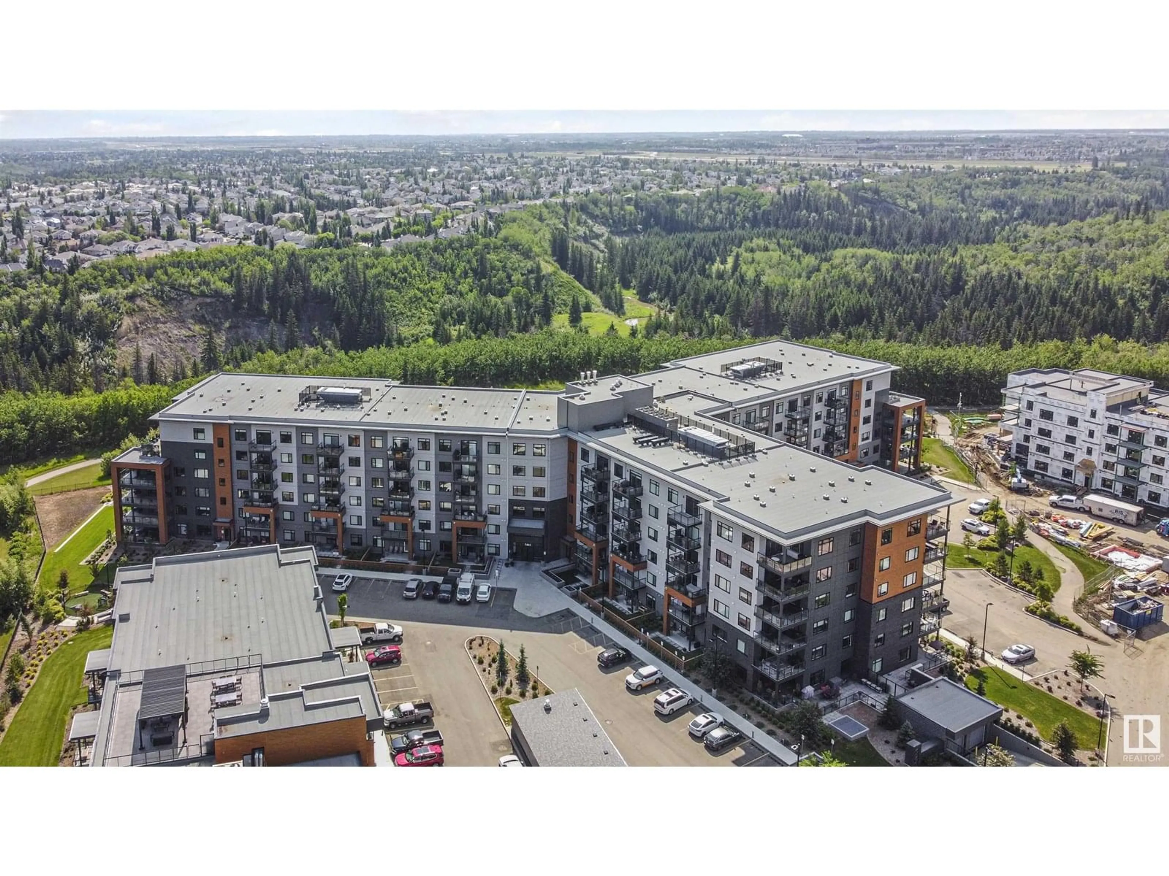 A pic from outside/outdoor area/front of a property/back of a property/a pic from drone, unknown for 415 - 7463 MAY CM, Edmonton Alberta T6R0X1