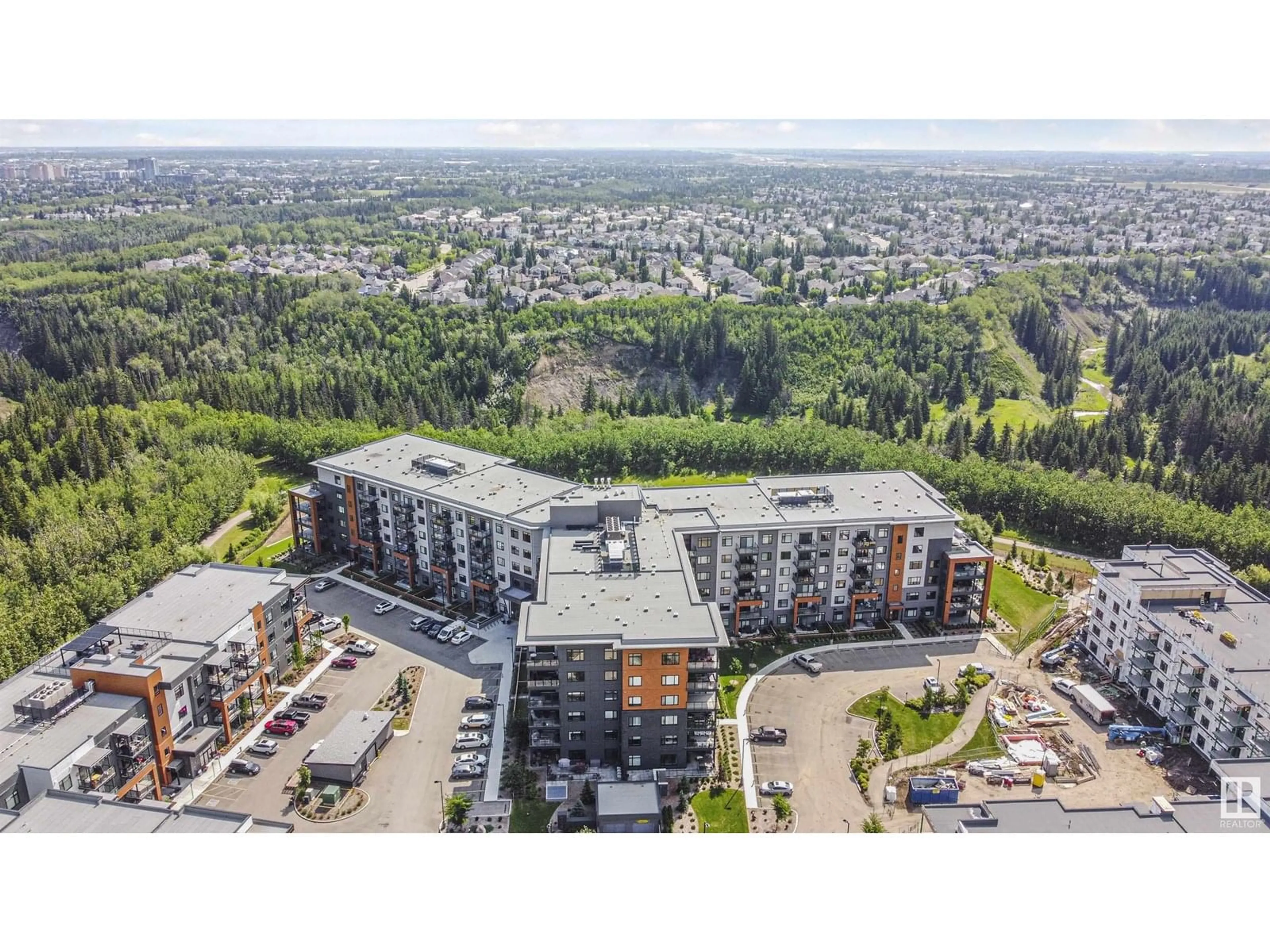 A pic from outside/outdoor area/front of a property/back of a property/a pic from drone, unknown for 415 - 7463 MAY CM, Edmonton Alberta T6R0X1