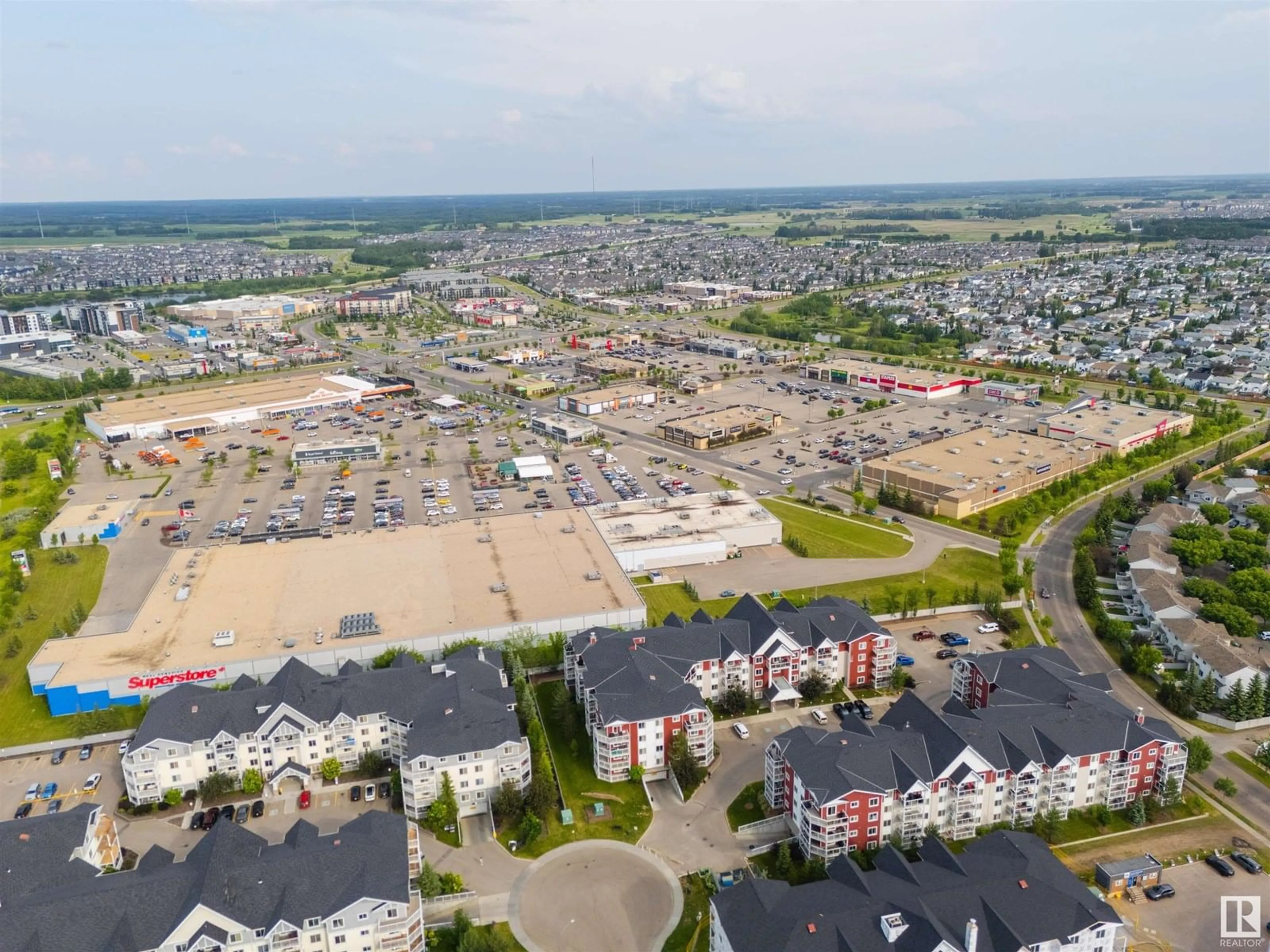 A pic from outside/outdoor area/front of a property/back of a property/a pic from drone, street for 216 2229 44 AVE, Edmonton Alberta T6T0W6
