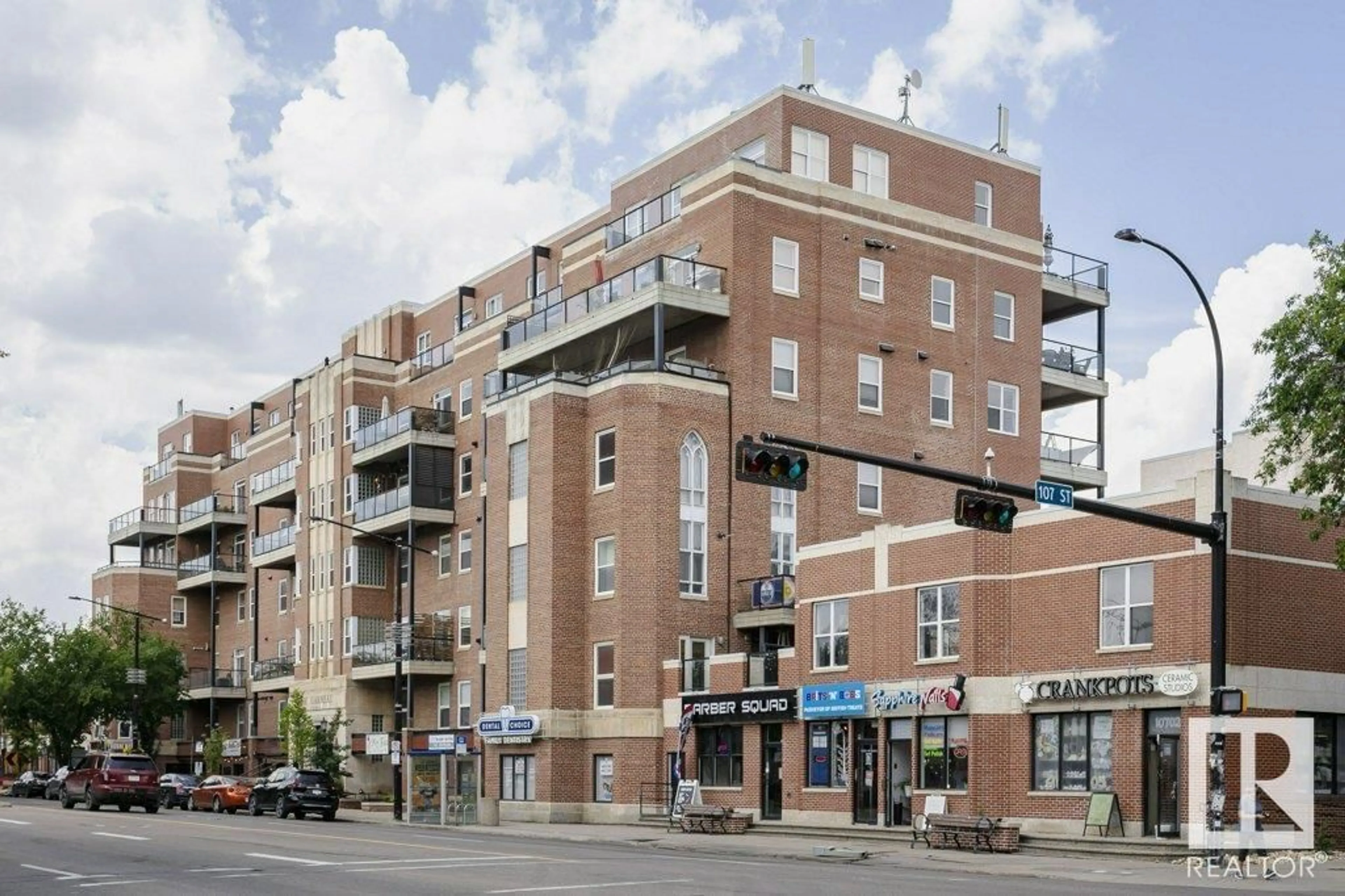 Home with brick exterior material, building for #402 - 10728 82 AV, Edmonton Alberta T6E6P5