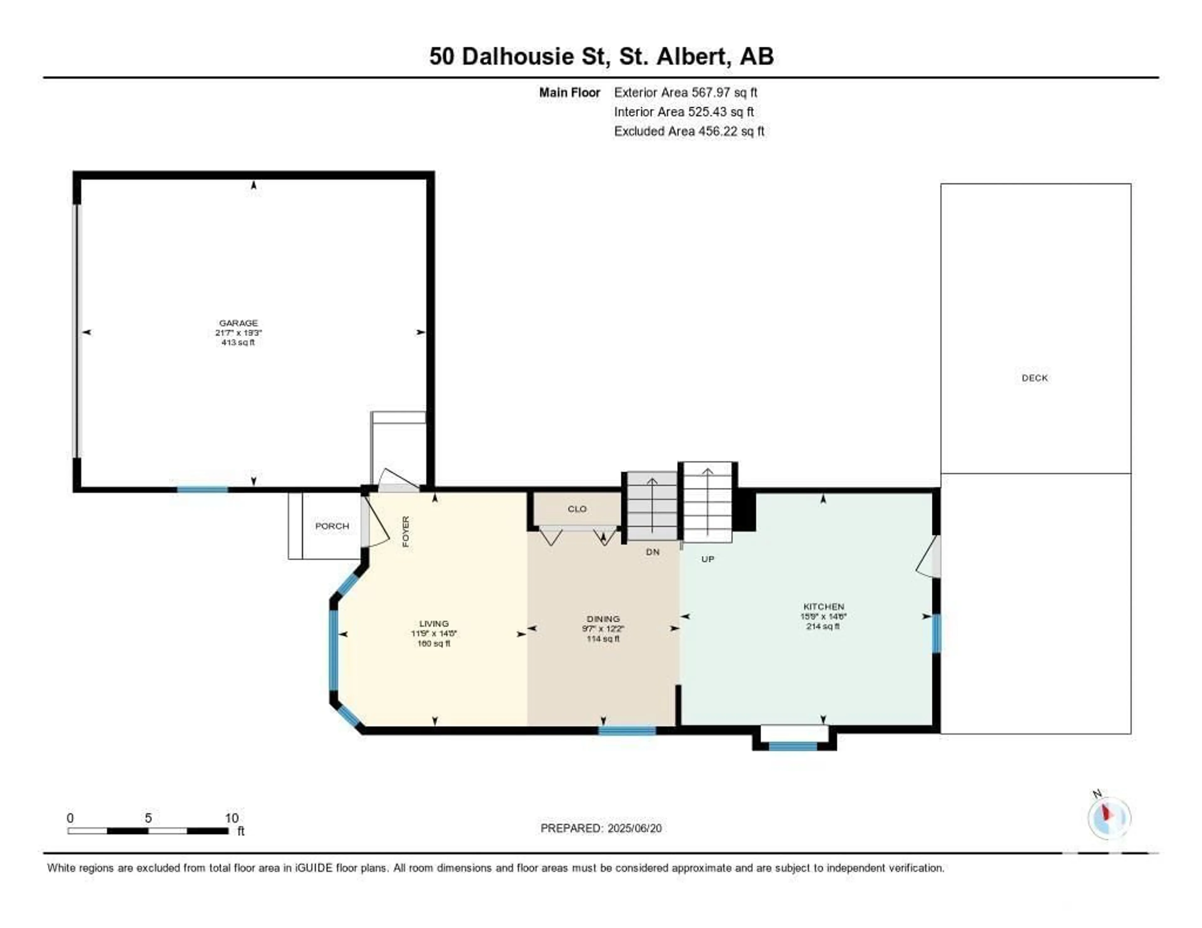 Floor plan for 50 DALHOUSIE ST, St. Albert Alberta T8N4Y9