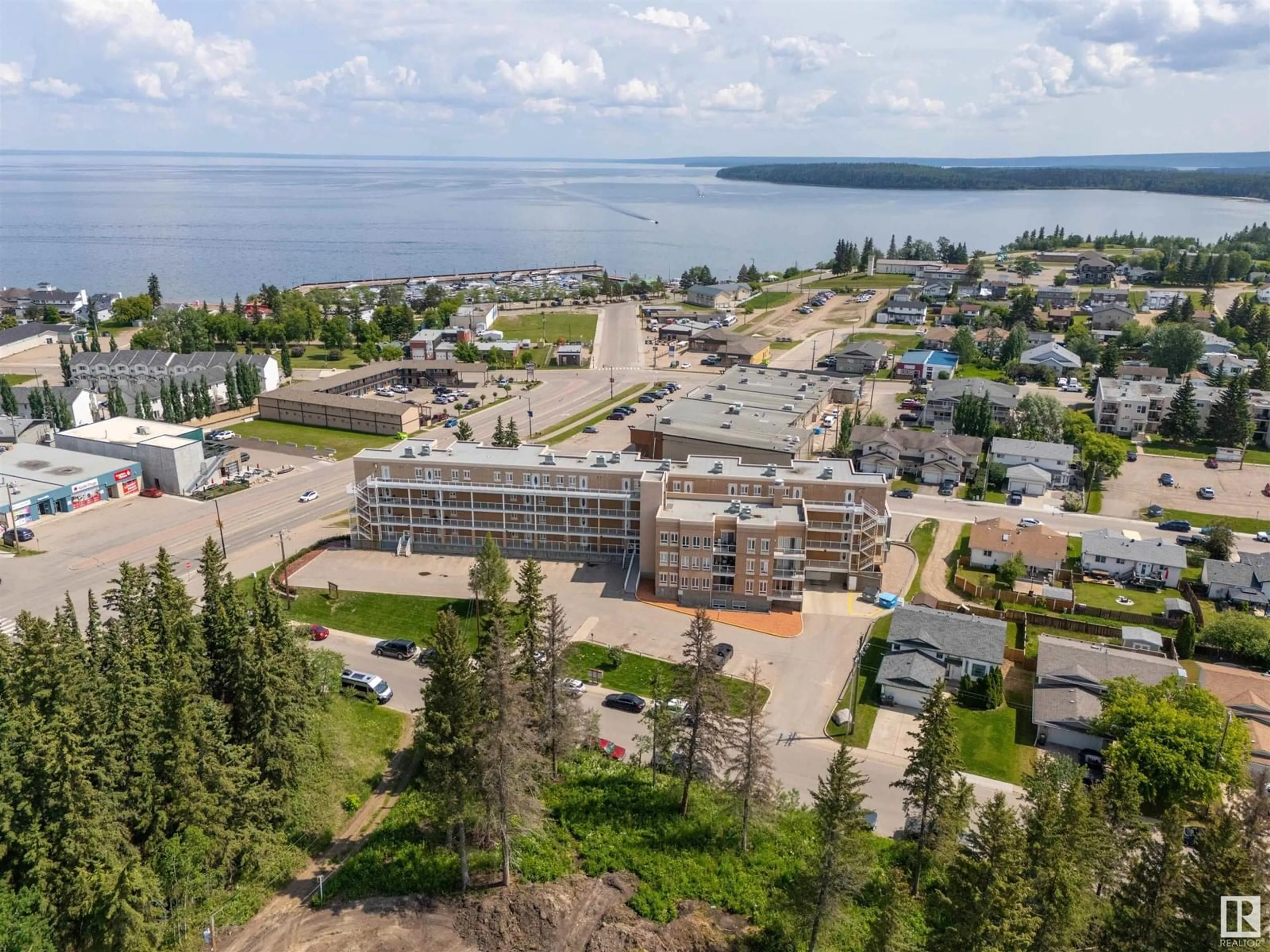 A pic from outside/outdoor area/front of a property/back of a property/a pic from drone, unknown for 406 - 802 12 ST, Cold Lake Alberta T9M0A7