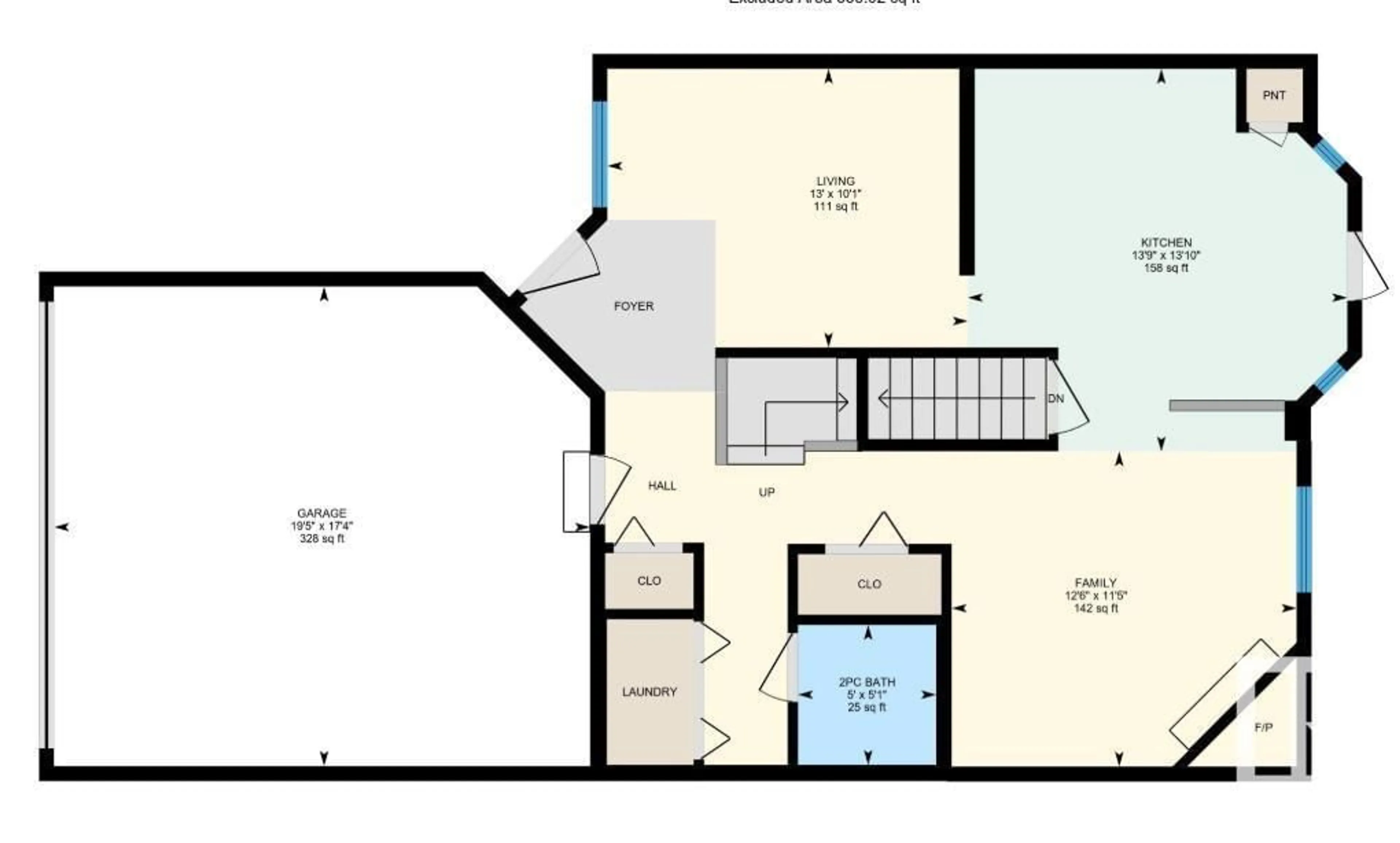 Floor plan for #7 - 10 RITCHIE WY, Sherwood Park Alberta T8A5R1