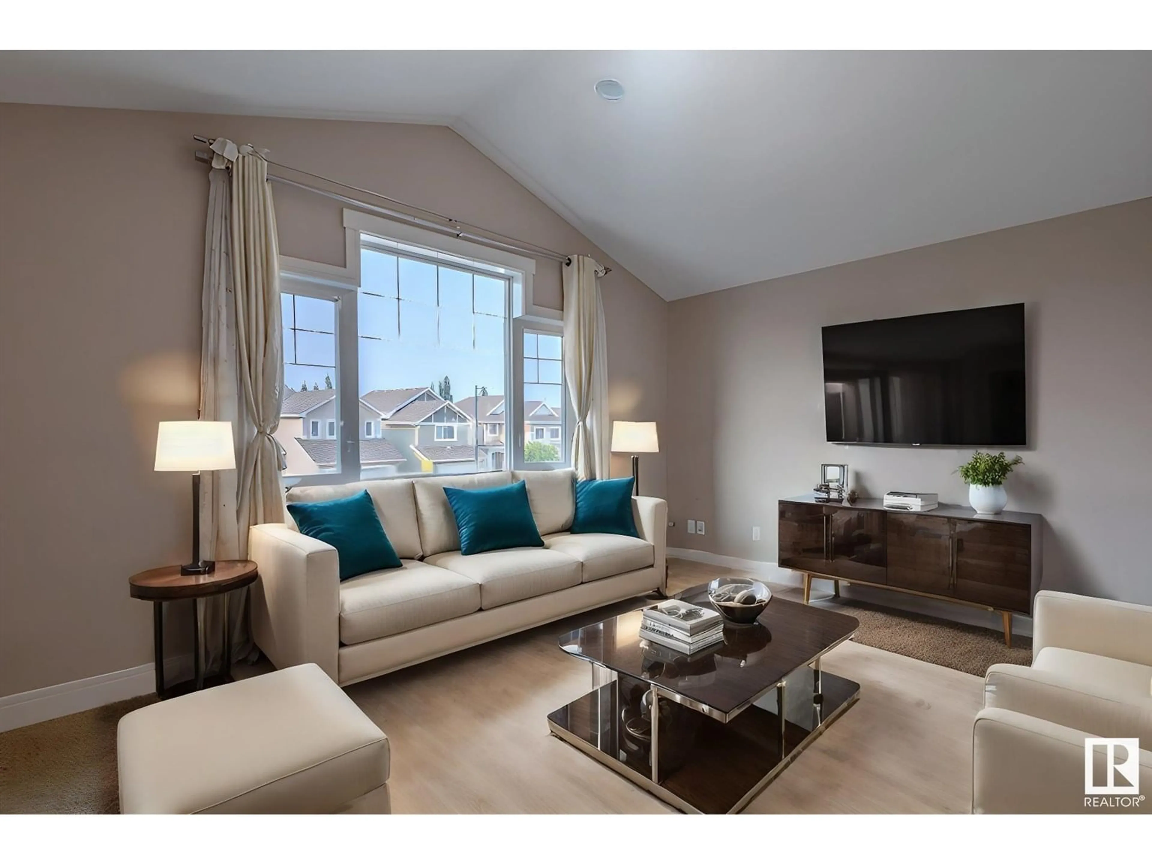 Living room with furniture, unknown for 1575 36 AV, Edmonton Alberta T6T0M5