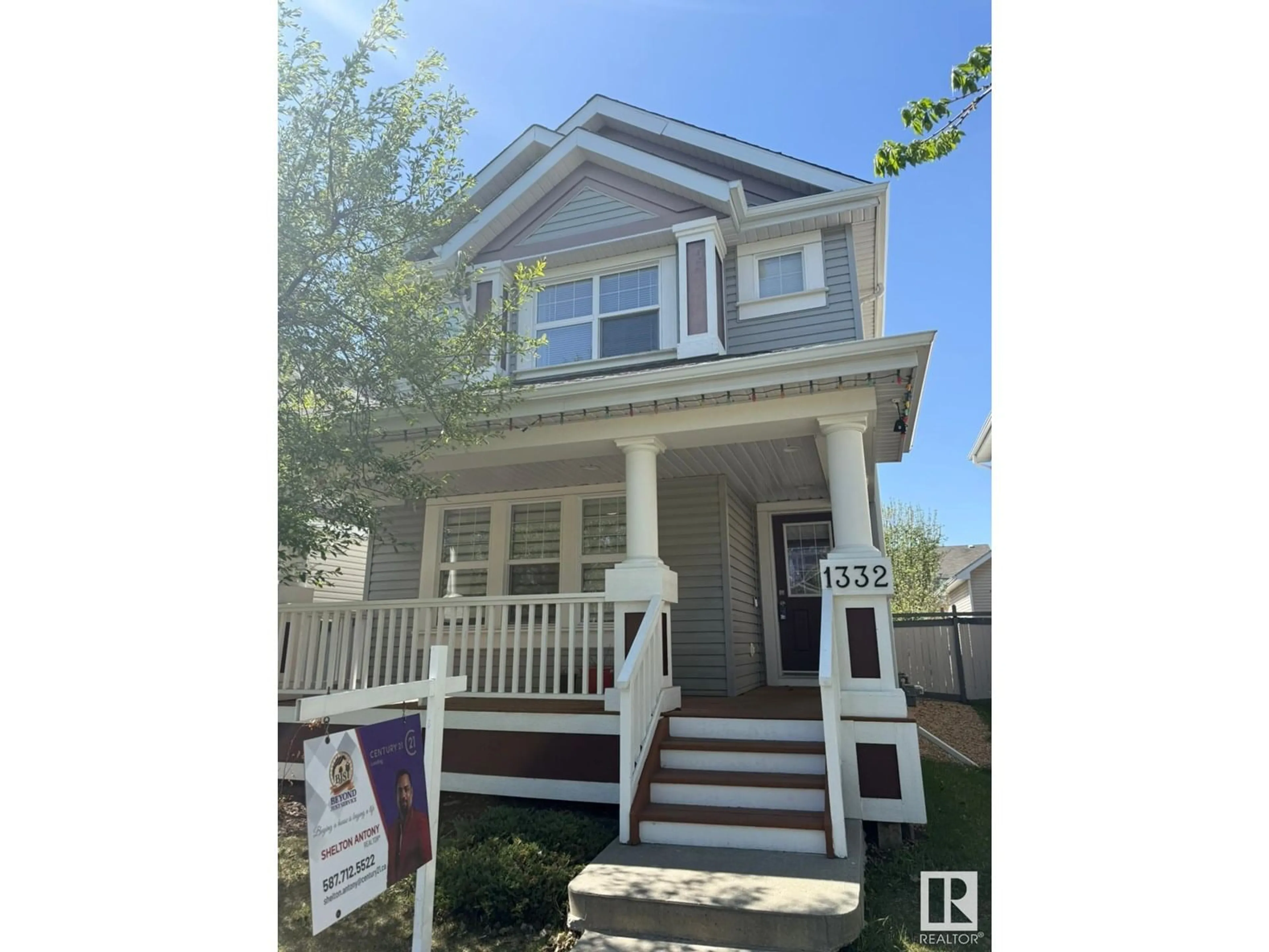 Home with vinyl exterior material, street for SW - 1332 74 ST, Edmonton Alberta T6X0H1