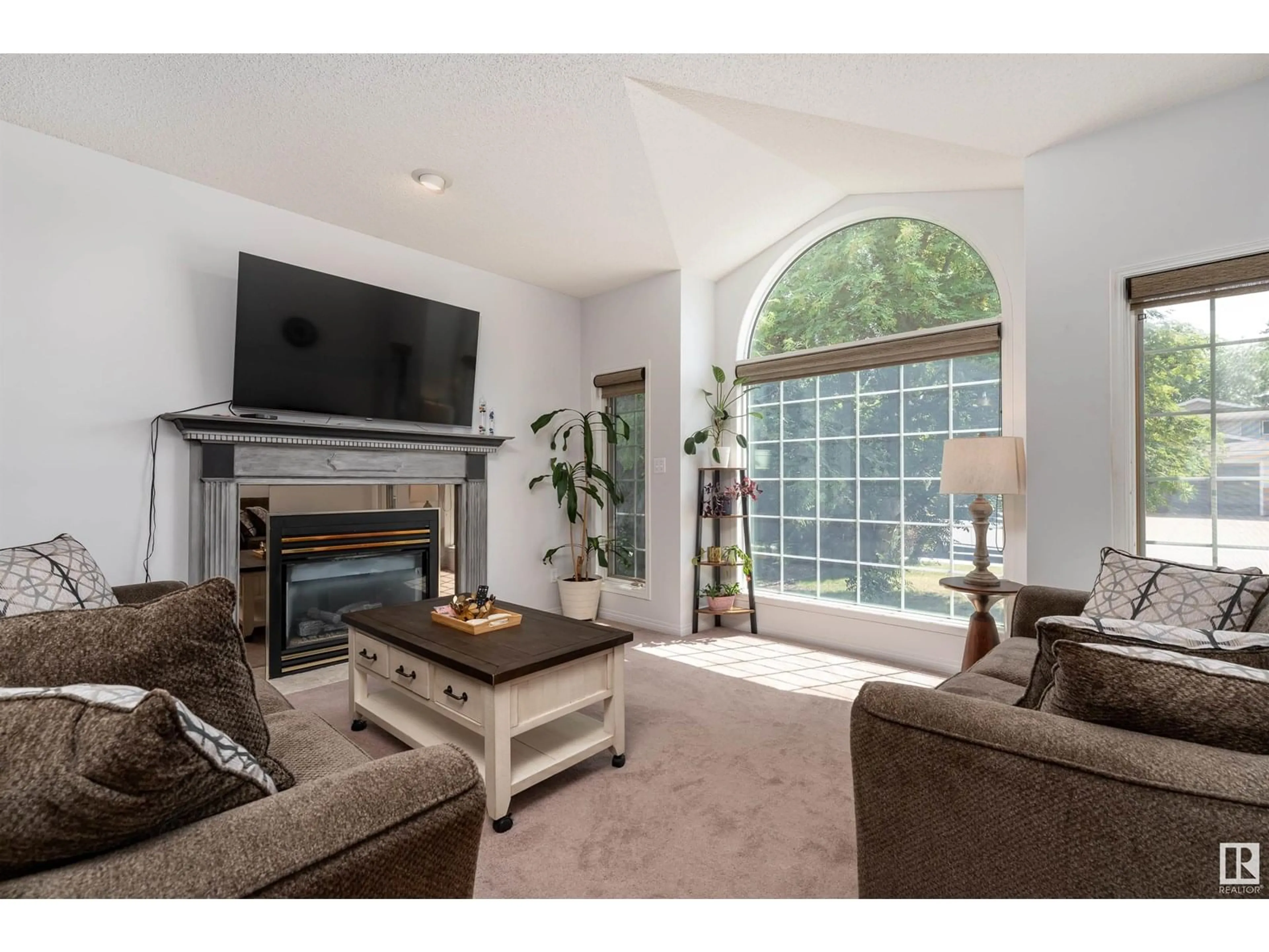 Living room with furniture, unknown for 10 STONESHIRE MR, Spruce Grove Alberta T7X3E3