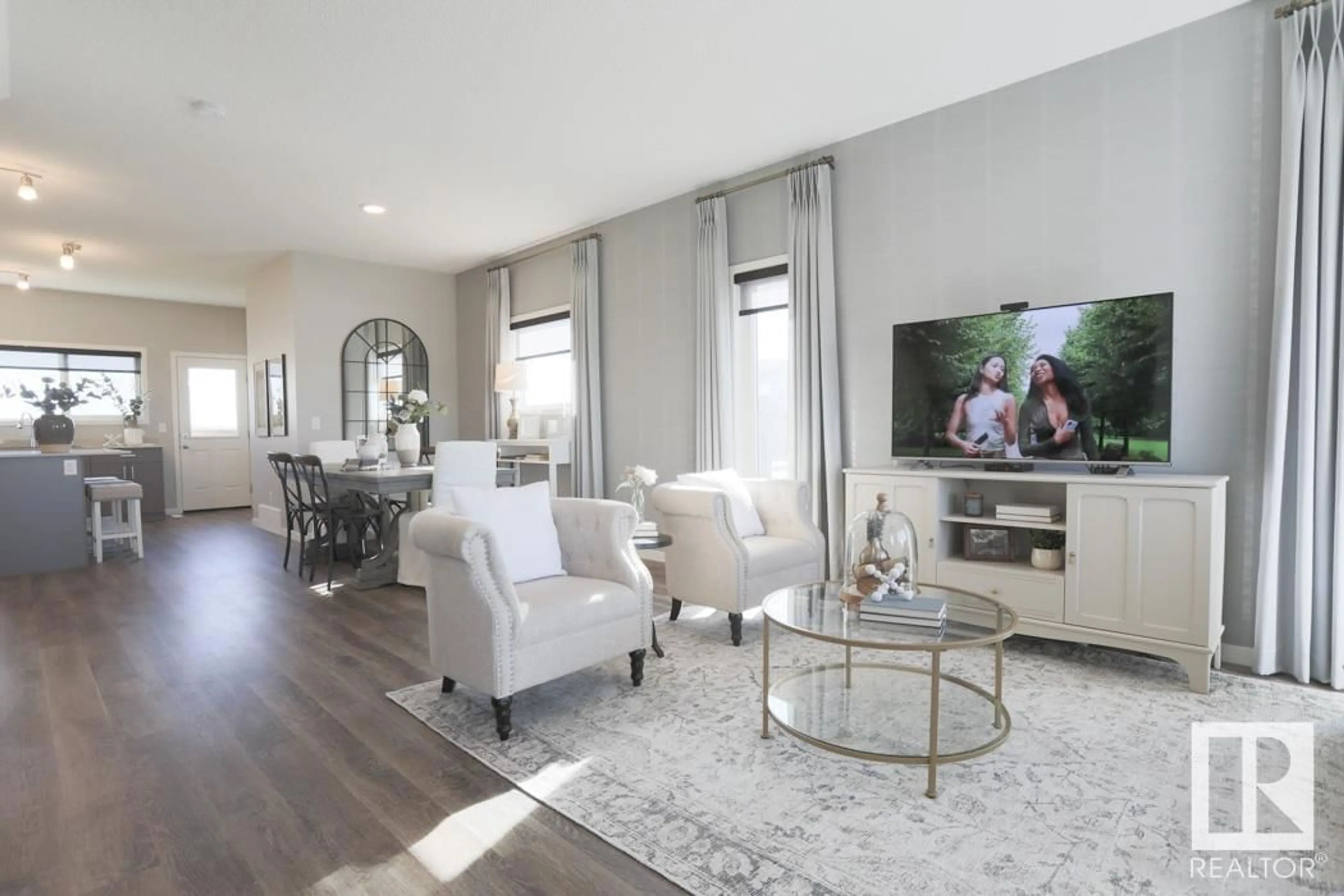 Living room with furniture, unknown for 2835 193 ST, Edmonton Alberta T6M3B2