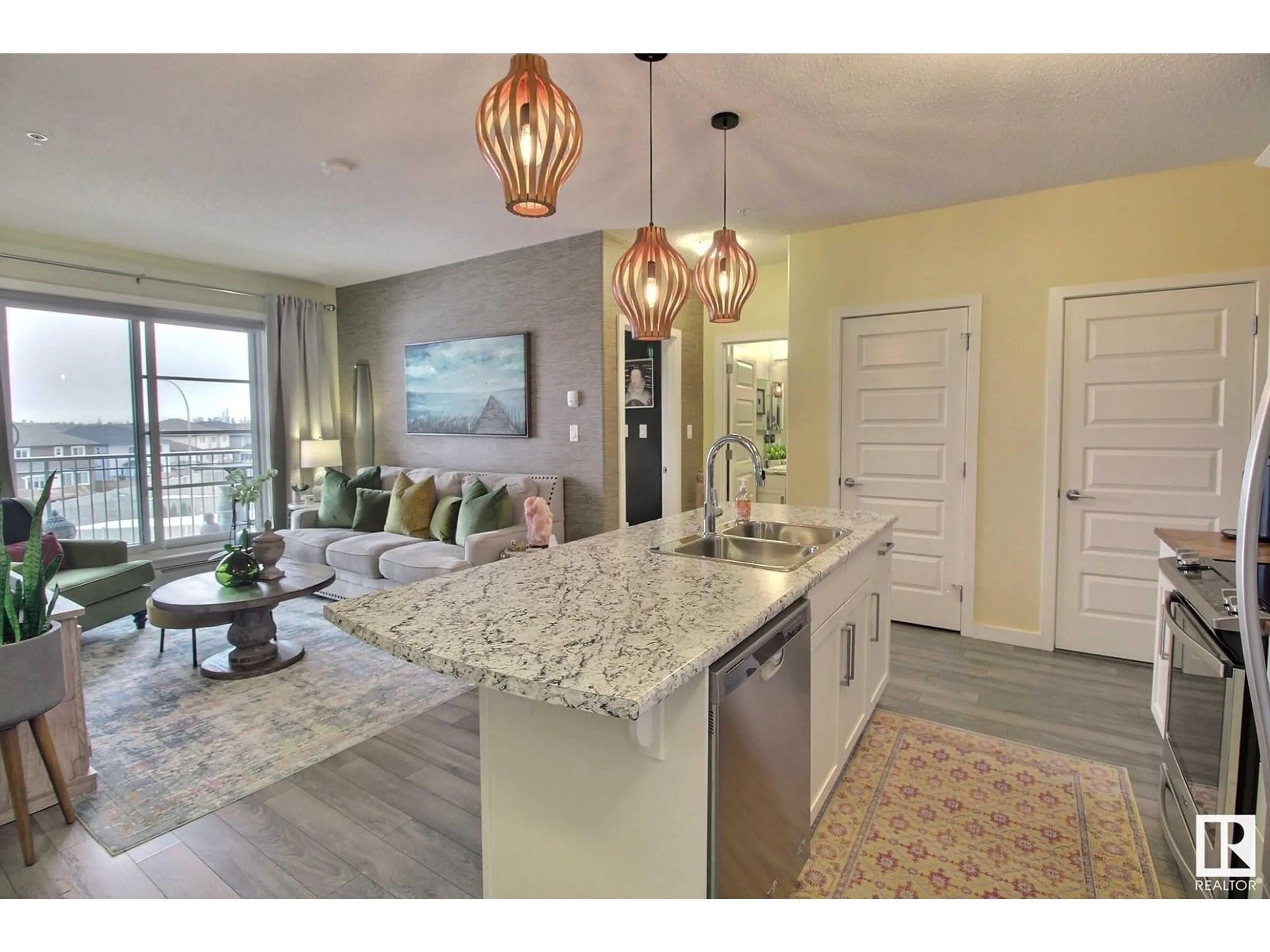 Open concept kitchen, unknown for 503 - 333 ALBANY WY, Edmonton Alberta T6V0M5