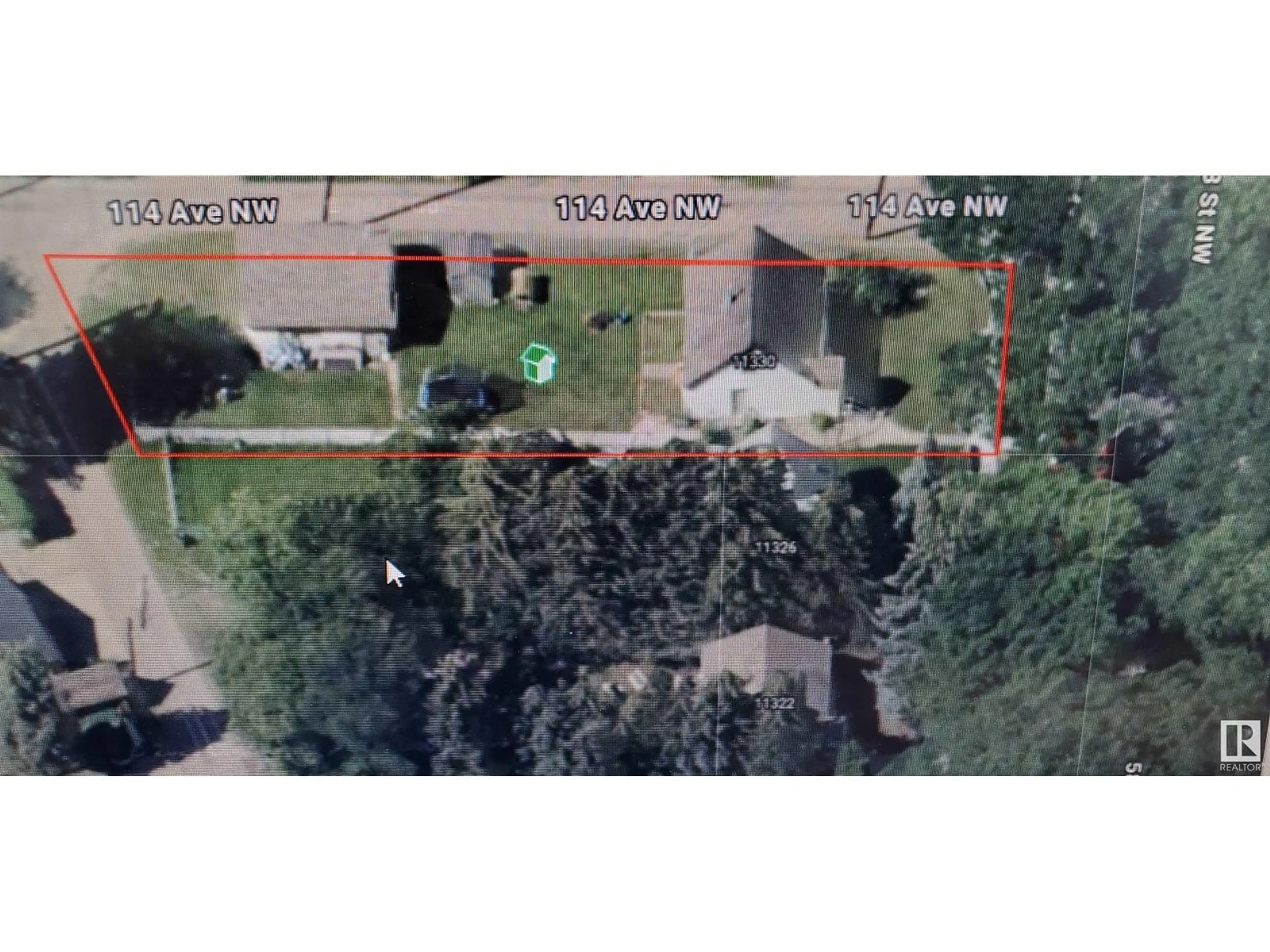 A pic from outside/outdoor area/front of a property/back of a property/a pic from drone, street for NW - 11330 58 ST, Edmonton Alberta T5W3W5