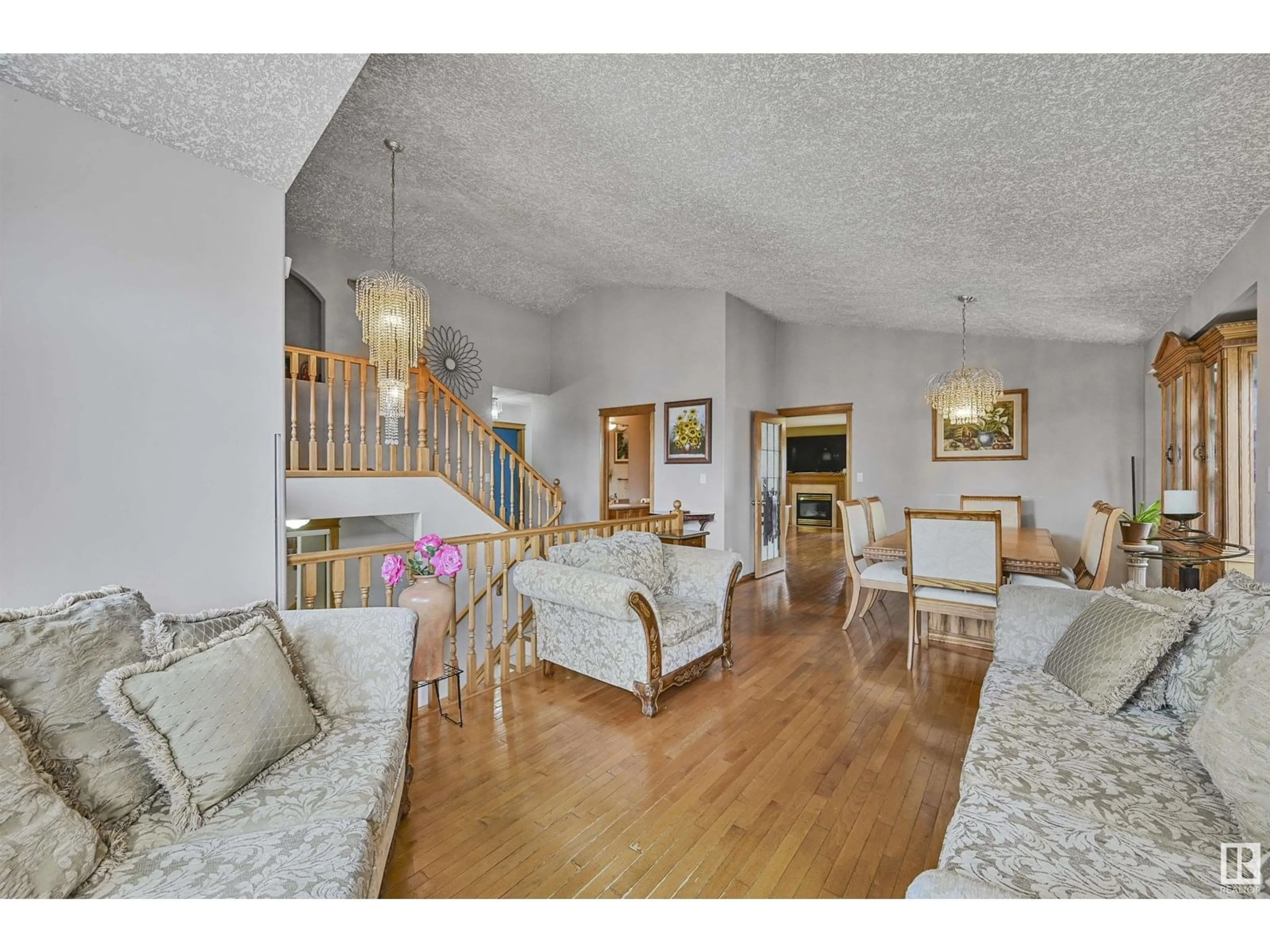Living room with furniture, unknown for NW - 2832 36B AV, Edmonton Alberta T6T1N4