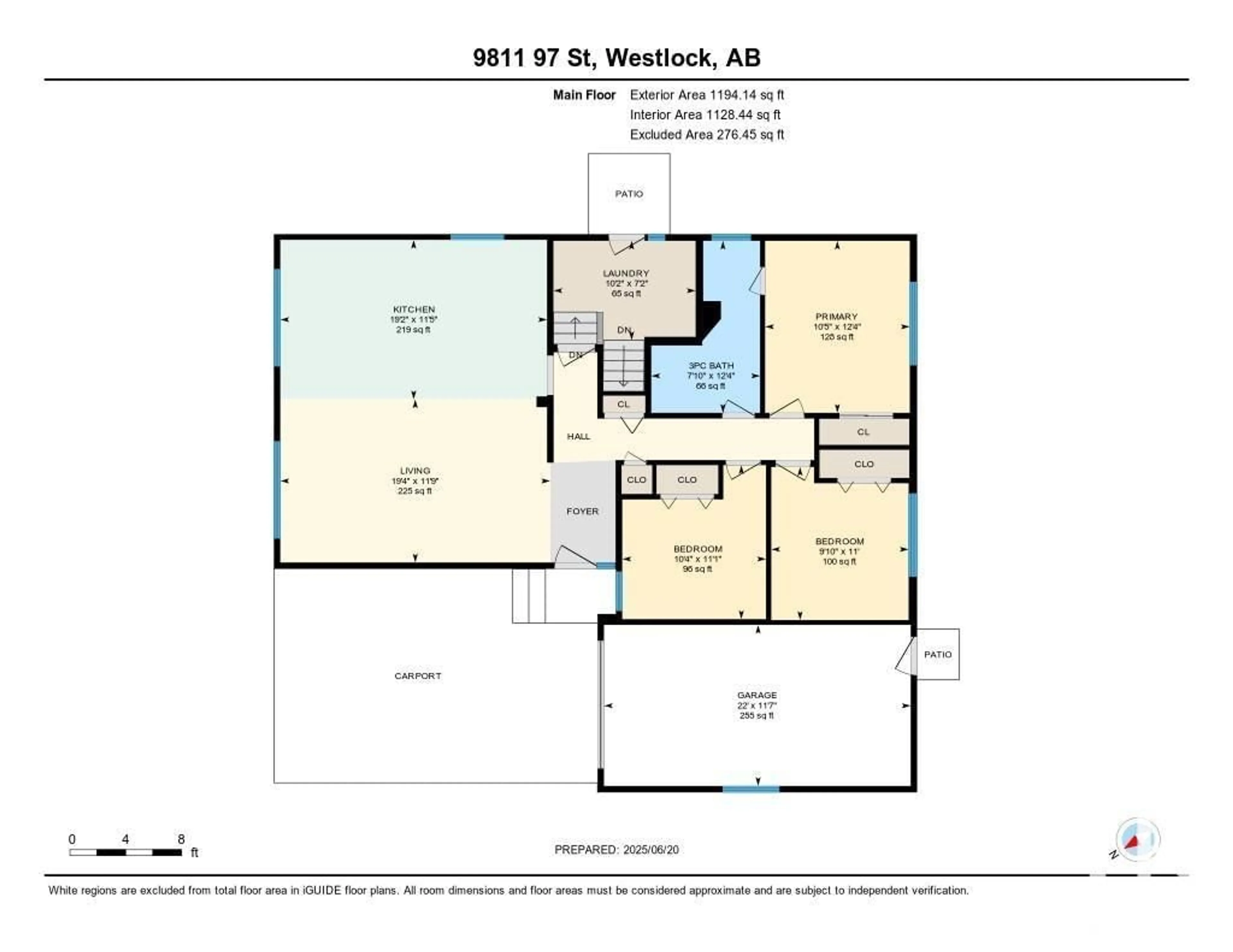 Floor plan for 9811 97 ST, Westlock Alberta T7P2A4
