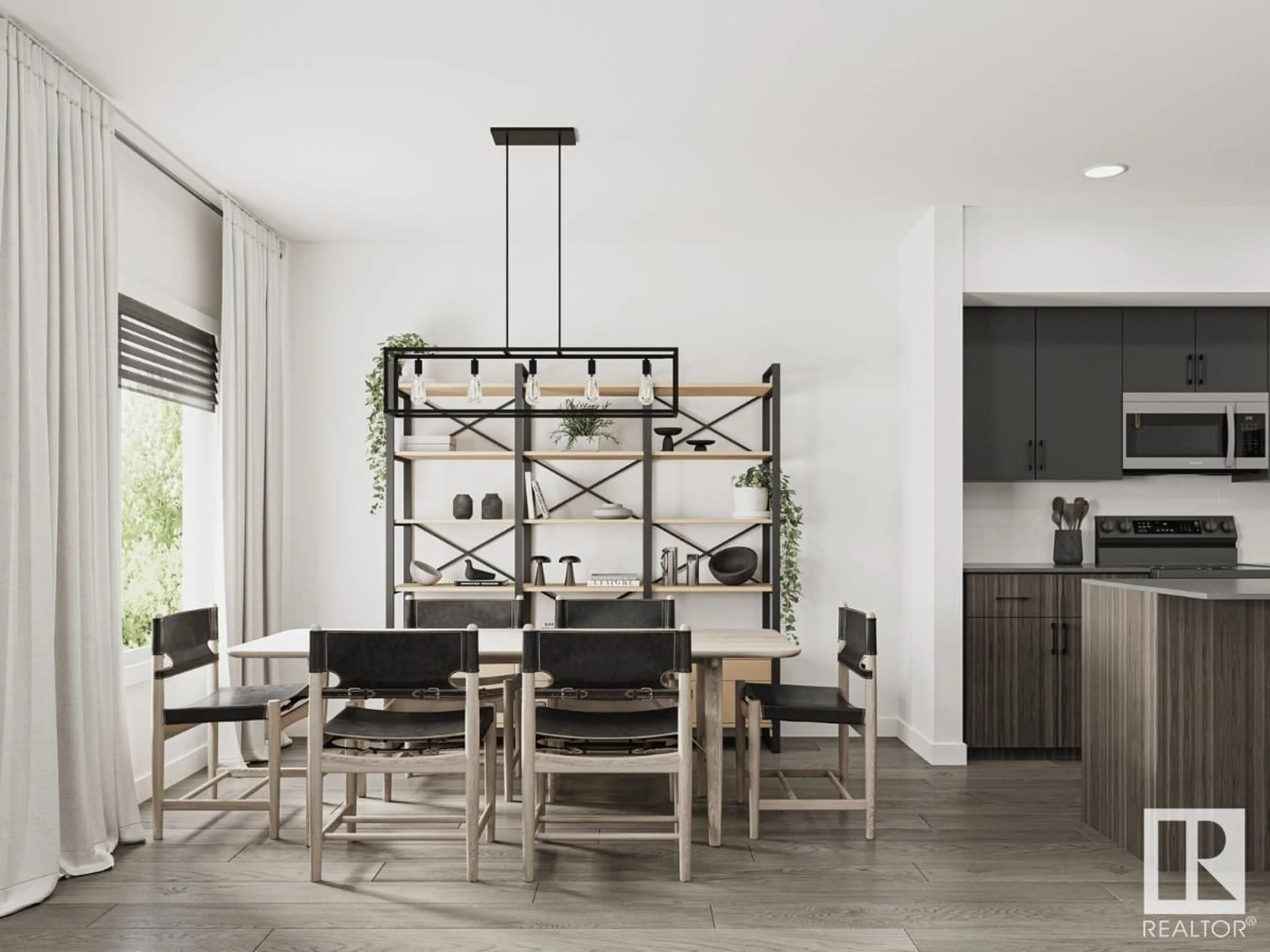 Contemporary kitchen, unknown for NE - 17332 6 ST, Edmonton Alberta T5Y4G1
