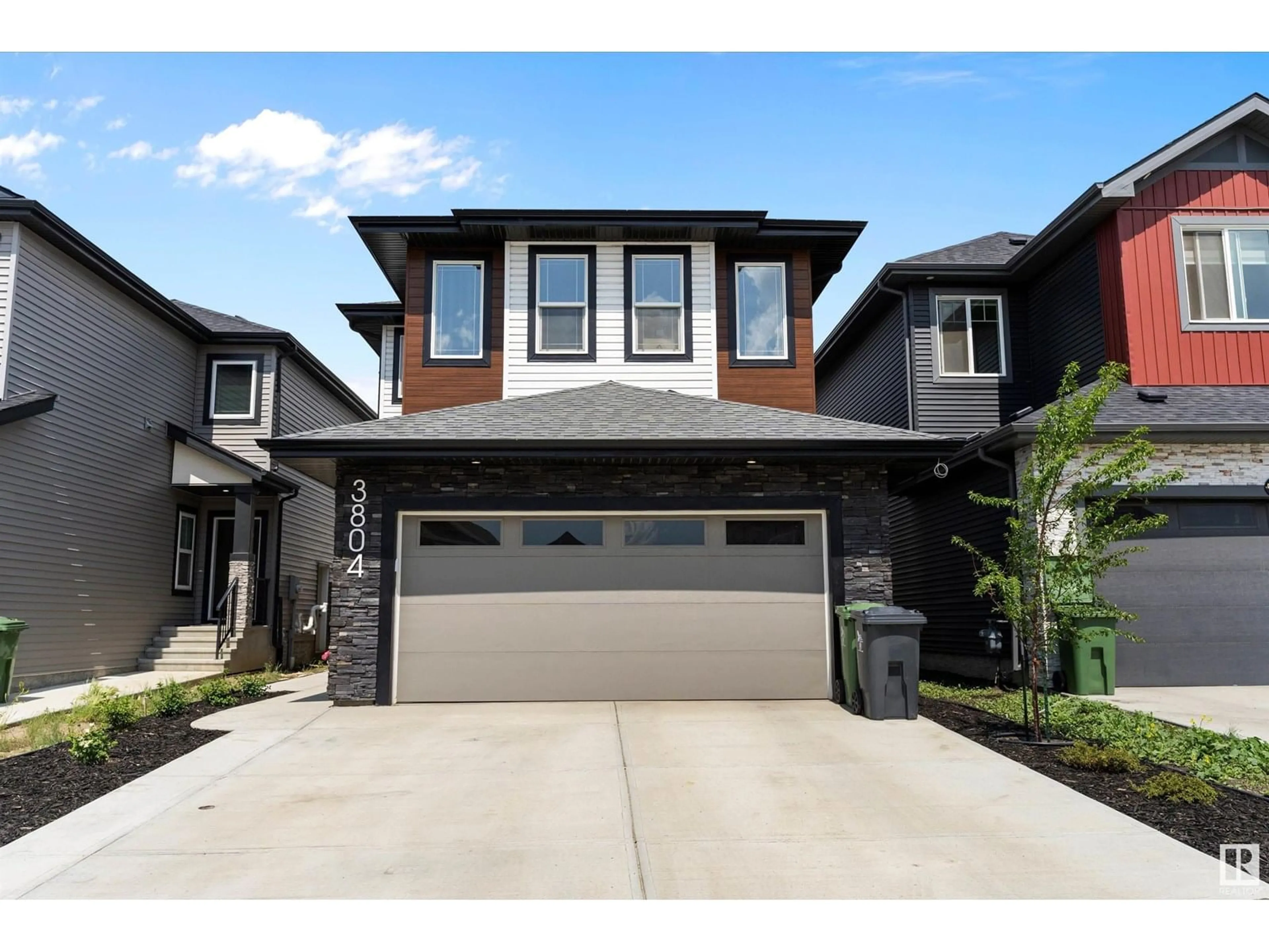 Home with brick exterior material, street for 3804 - 3804 42 AV, Beaumont Alberta T4X2Z6