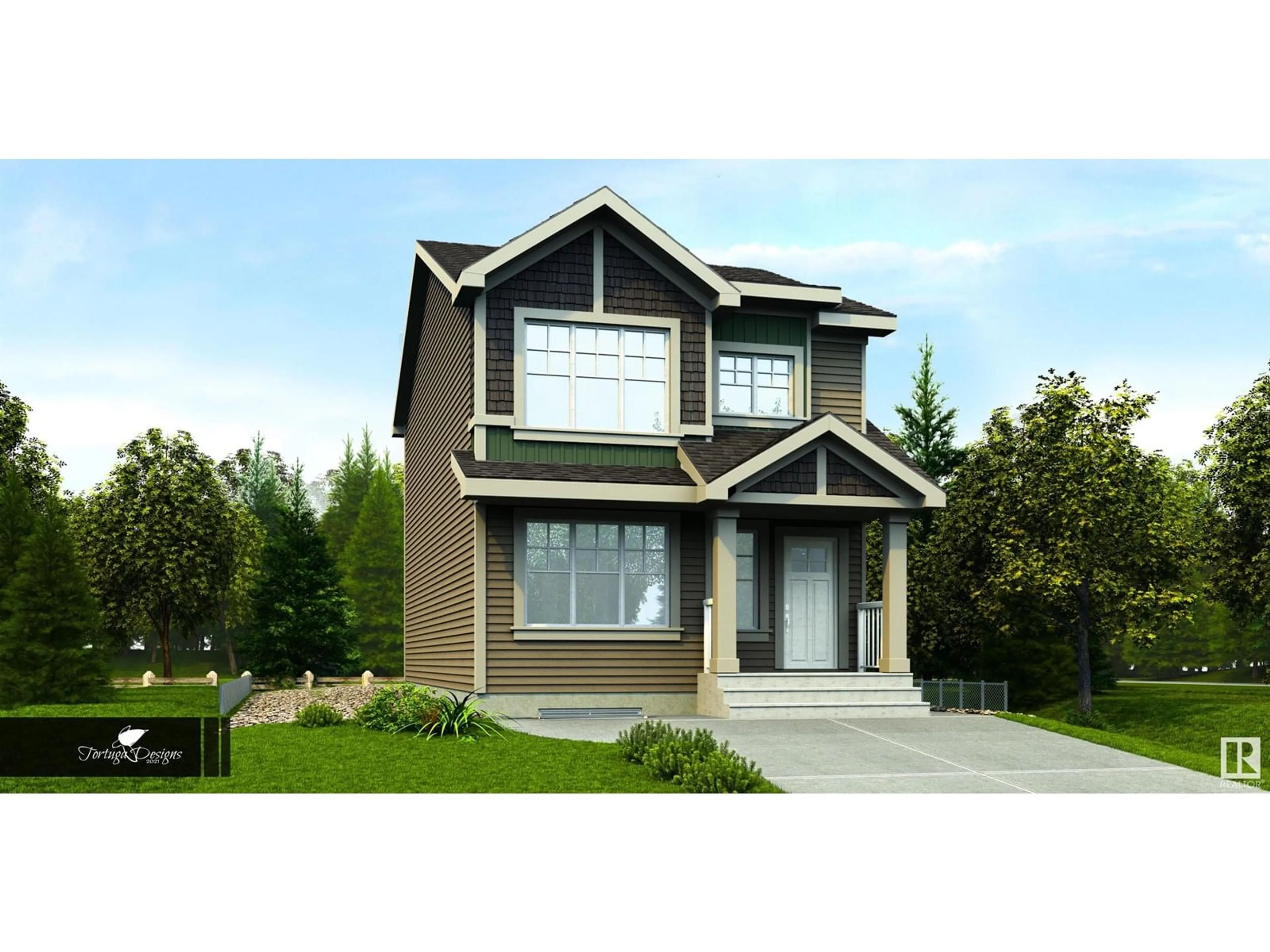 Home with brick exterior material, street for NE - 17306 6A ST, Edmonton Alberta T5Y4E8