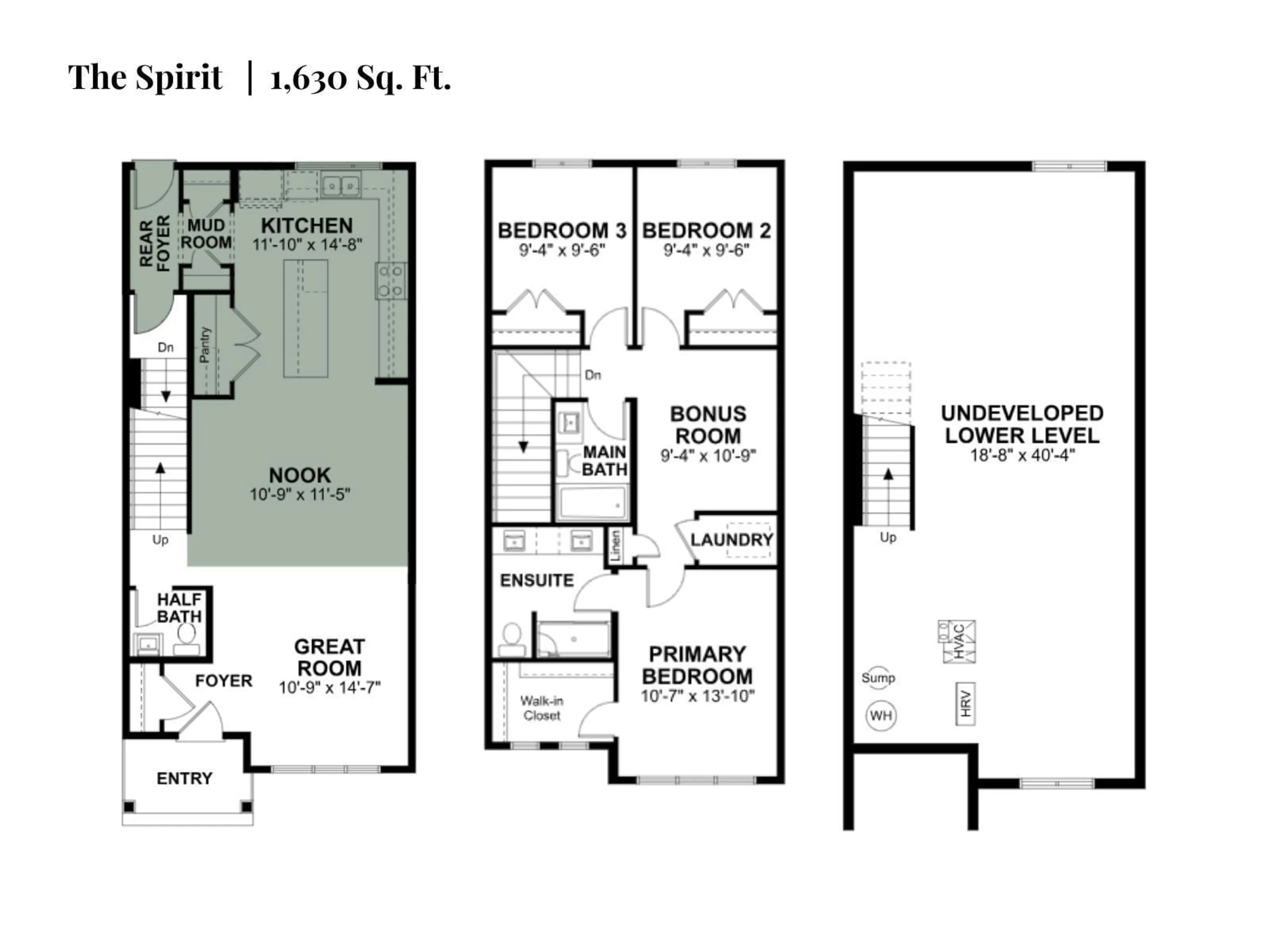 Floor plan for NE - 17310 6A ST, Edmonton Alberta T5Y4E8