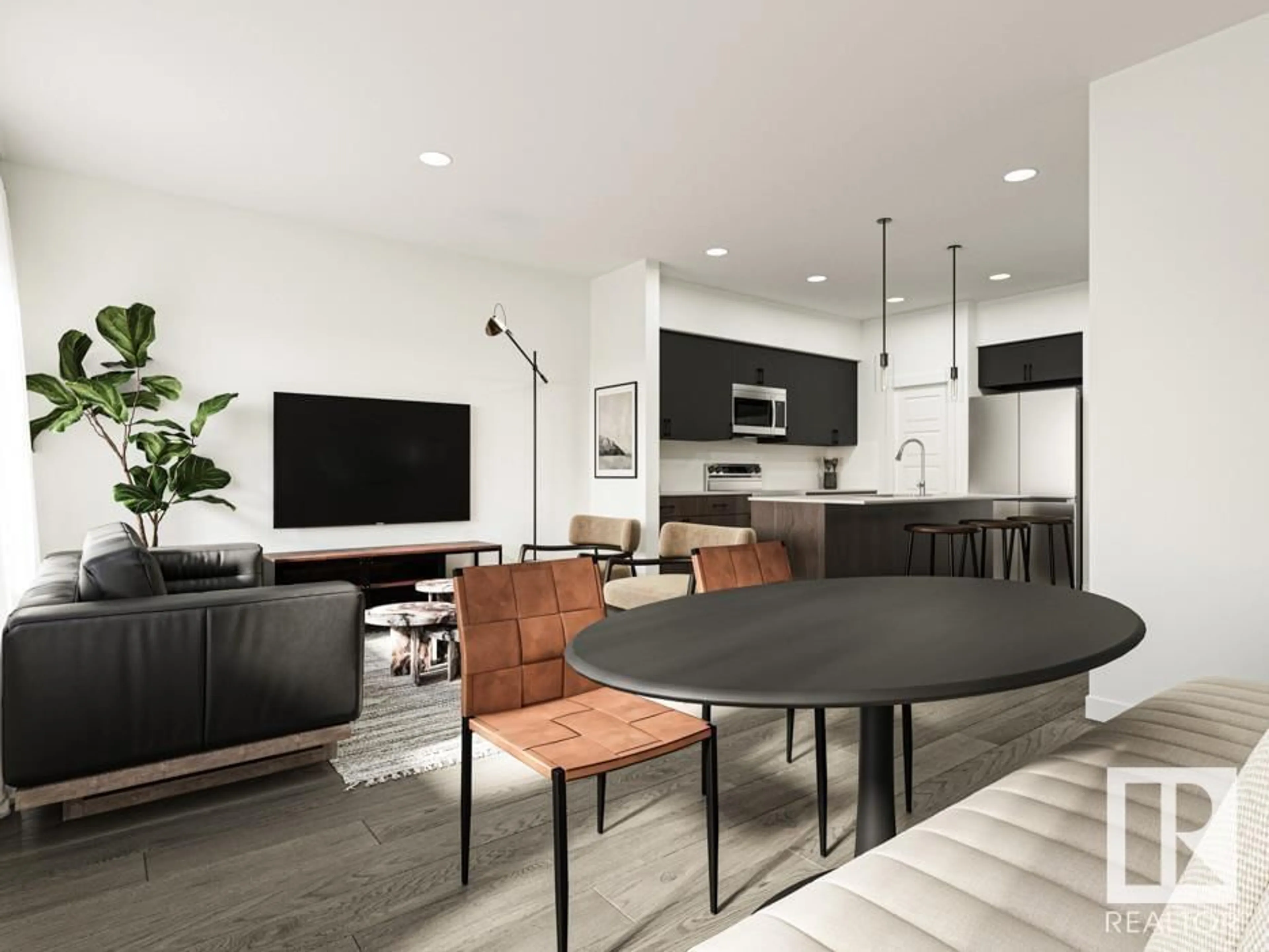 Open concept kitchen, unknown for NE - 17314 6A ST, Edmonton Alberta T5Y4E8
