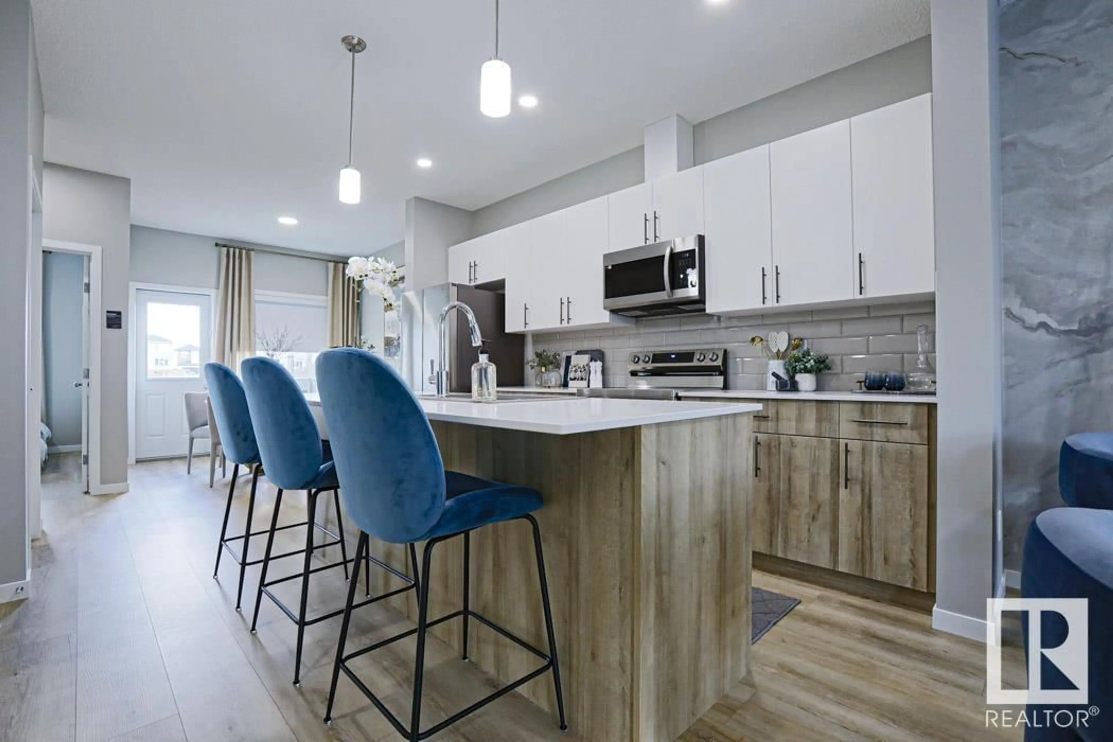 Open concept kitchen, unknown for NW - 2715 193 ST, Edmonton Alberta T6M3B2