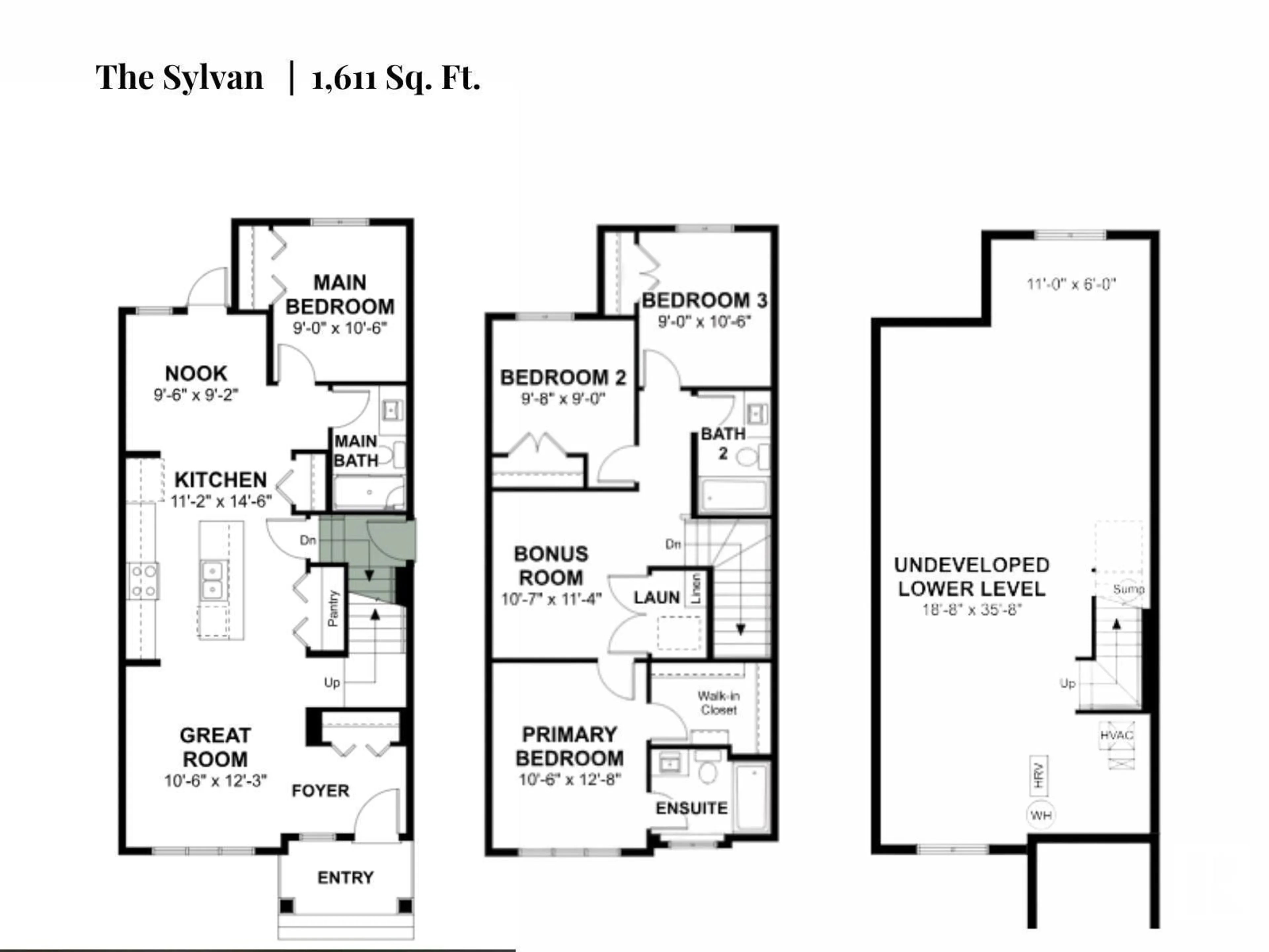 Floor plan for NW - 2715 193 ST, Edmonton Alberta T6M3B2